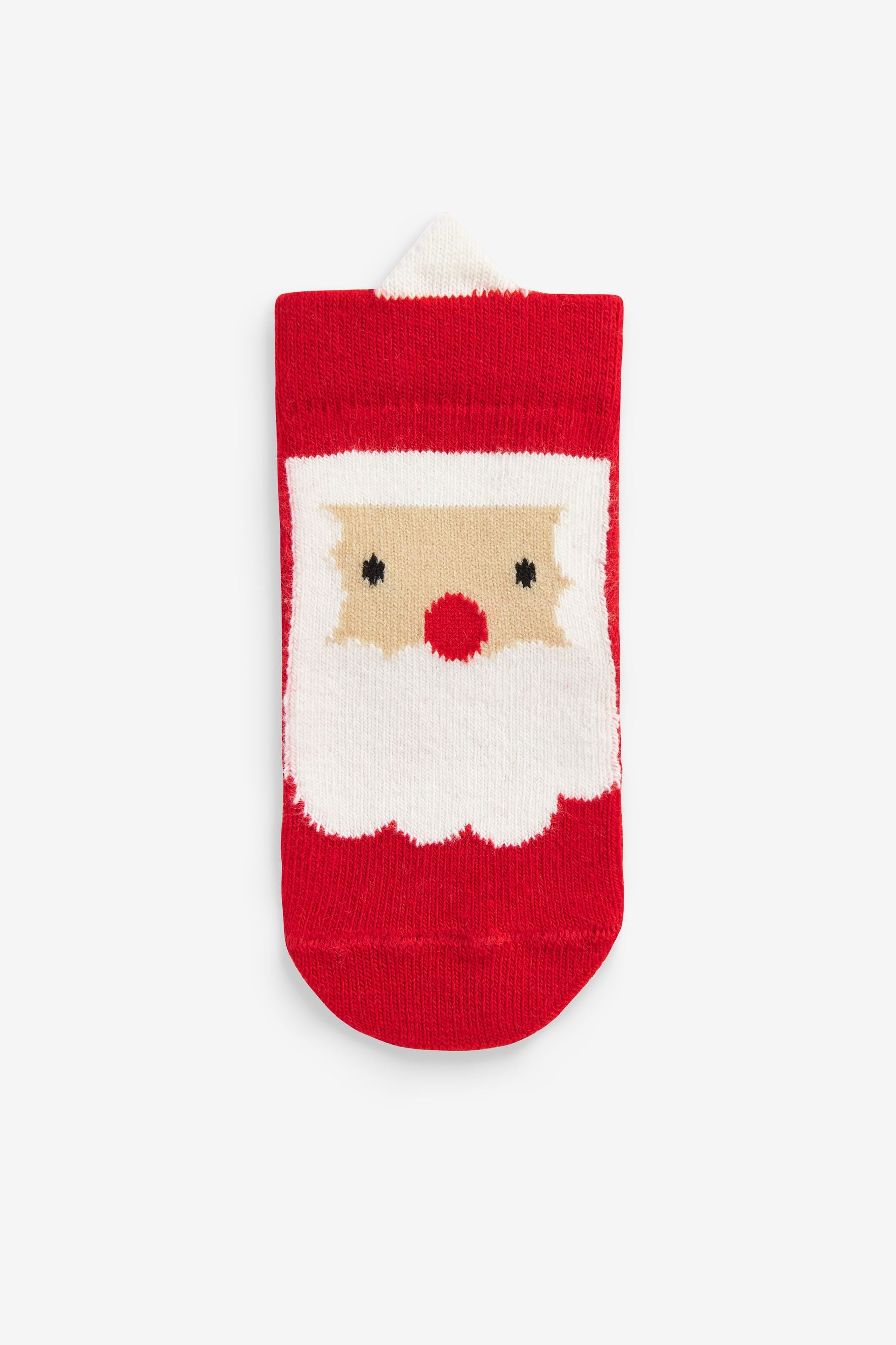 Red Christmas Baby Socks 5 Pack (0mths-2yrs)