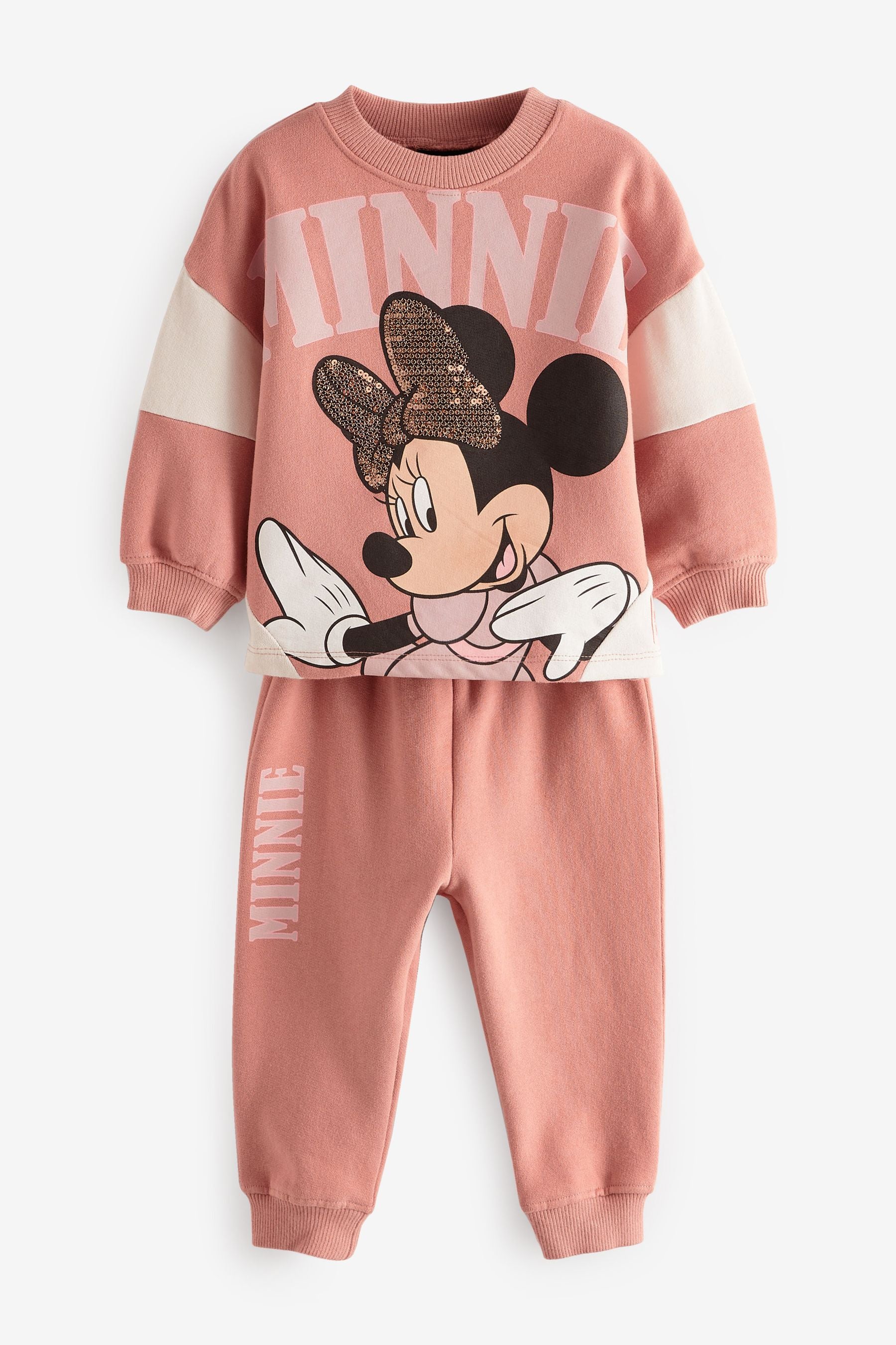 Minnie Mouse Pink Disney Character Co-ord Set (3mths-7yrs)