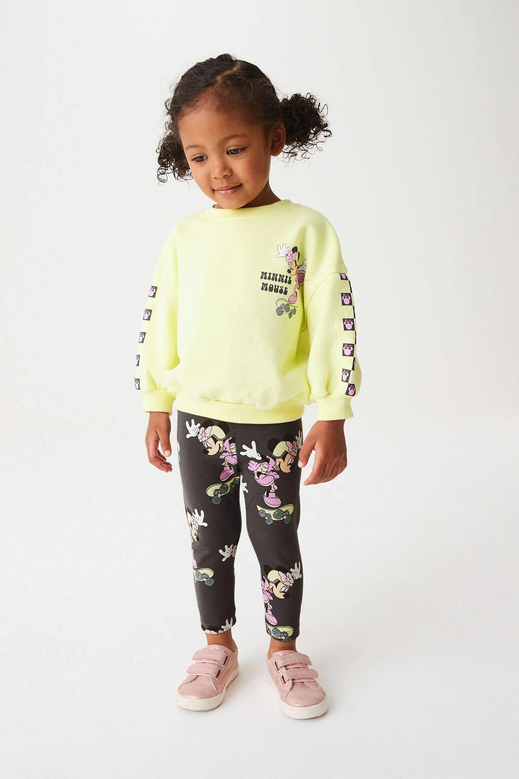 Mickey Mouse Lime Green Character Sweat And Joggers Set (3mths-7yrs)