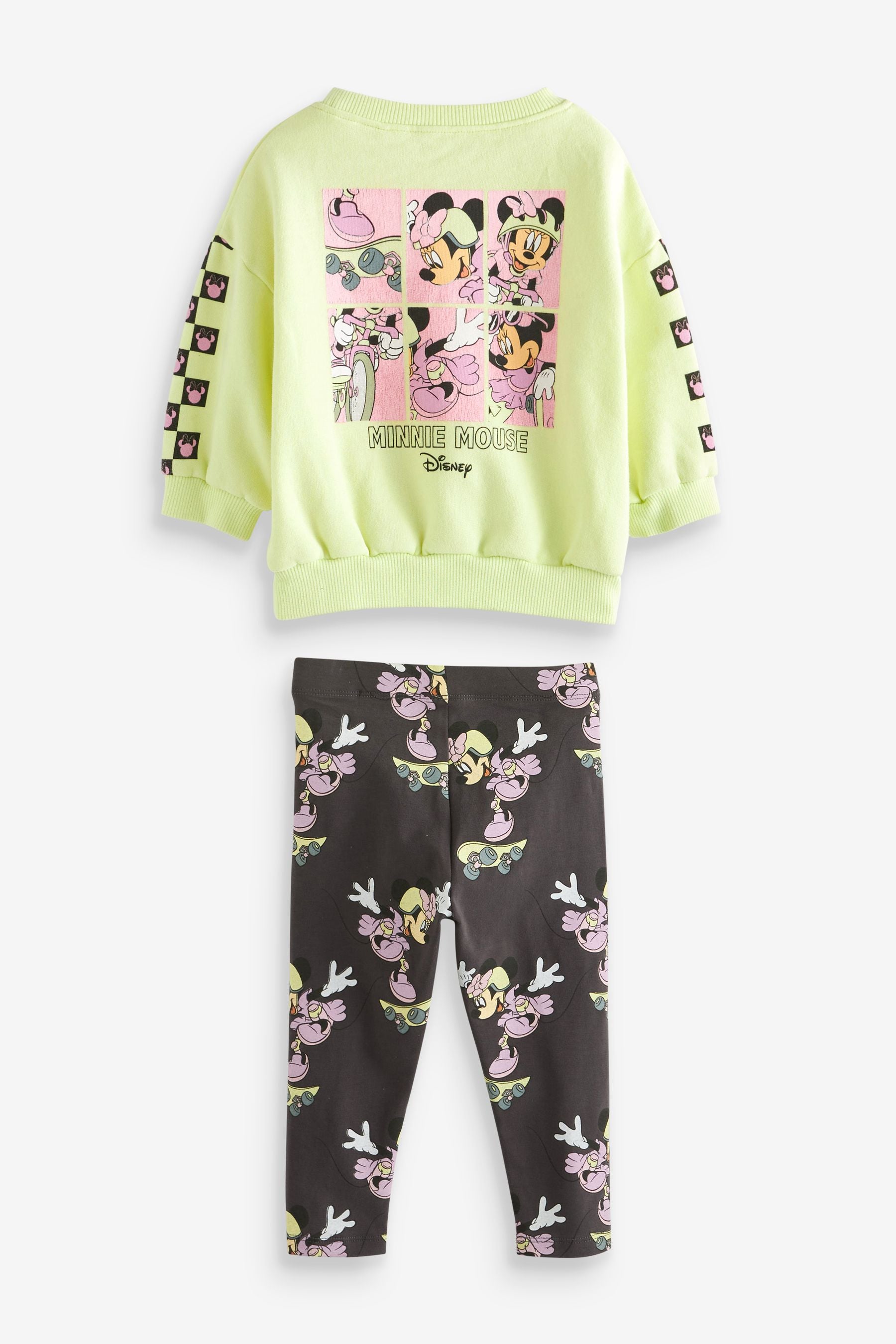 Mickey Mouse Lime Green Character Sweat And Joggers Set (3mths-7yrs)