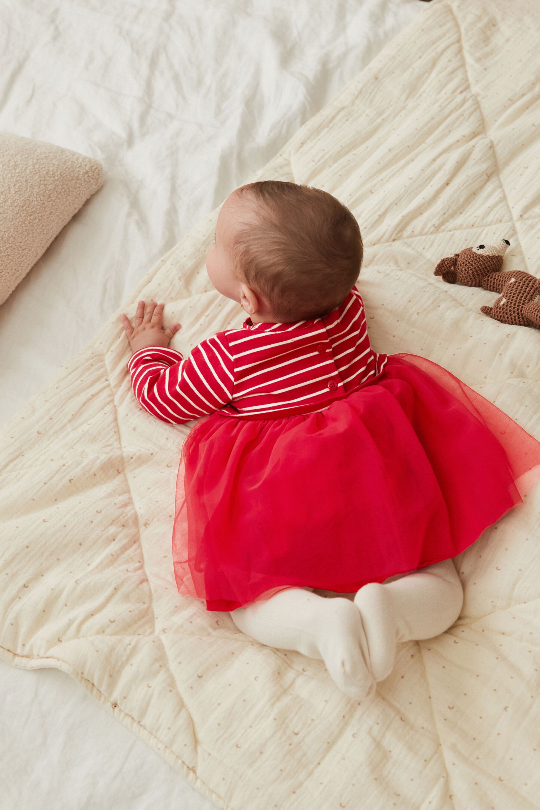 Red Christmas Character Baby Tutu Dress (0mths-2yrs)