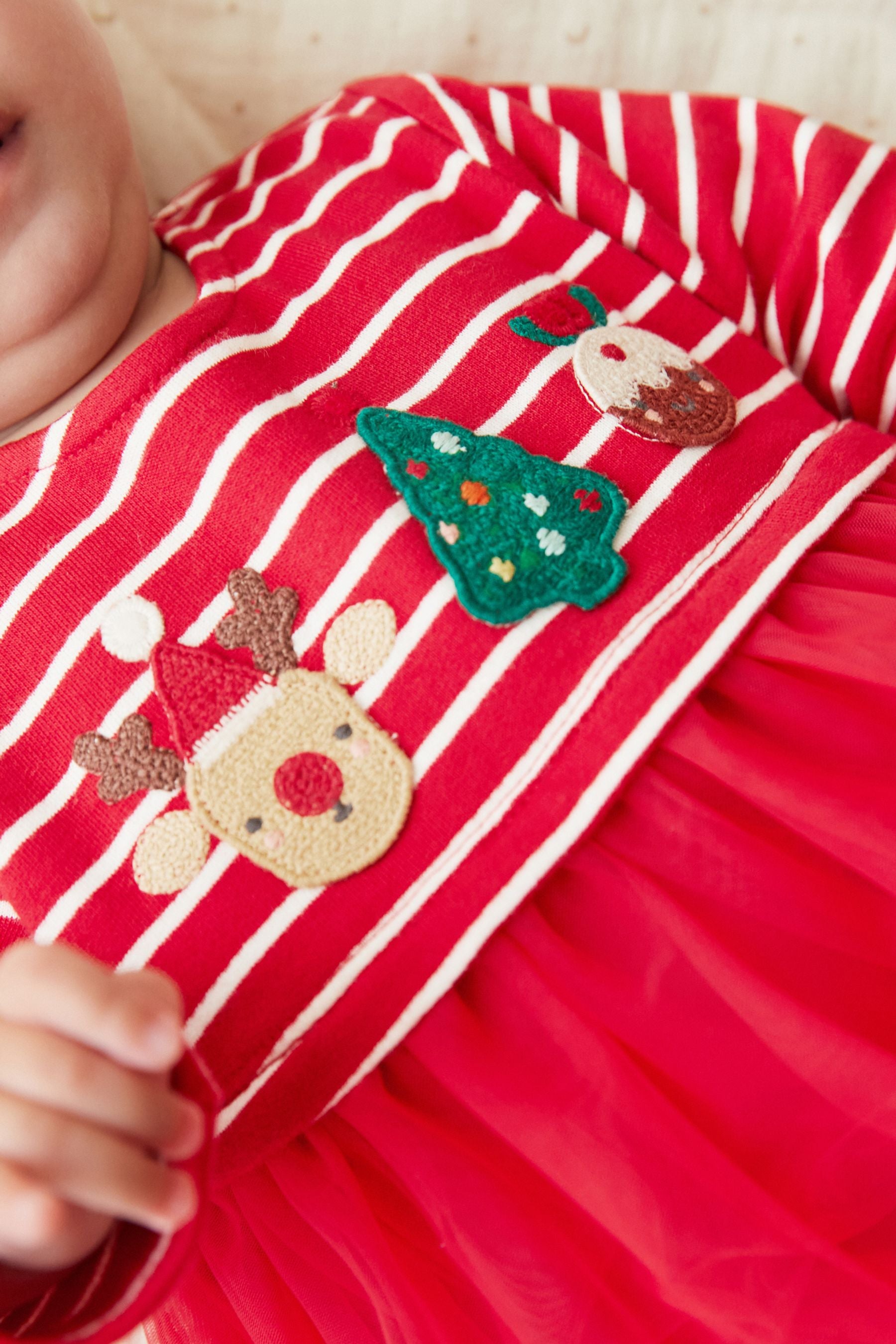 Red Christmas Character Baby Tutu Dress (0mths-2yrs)