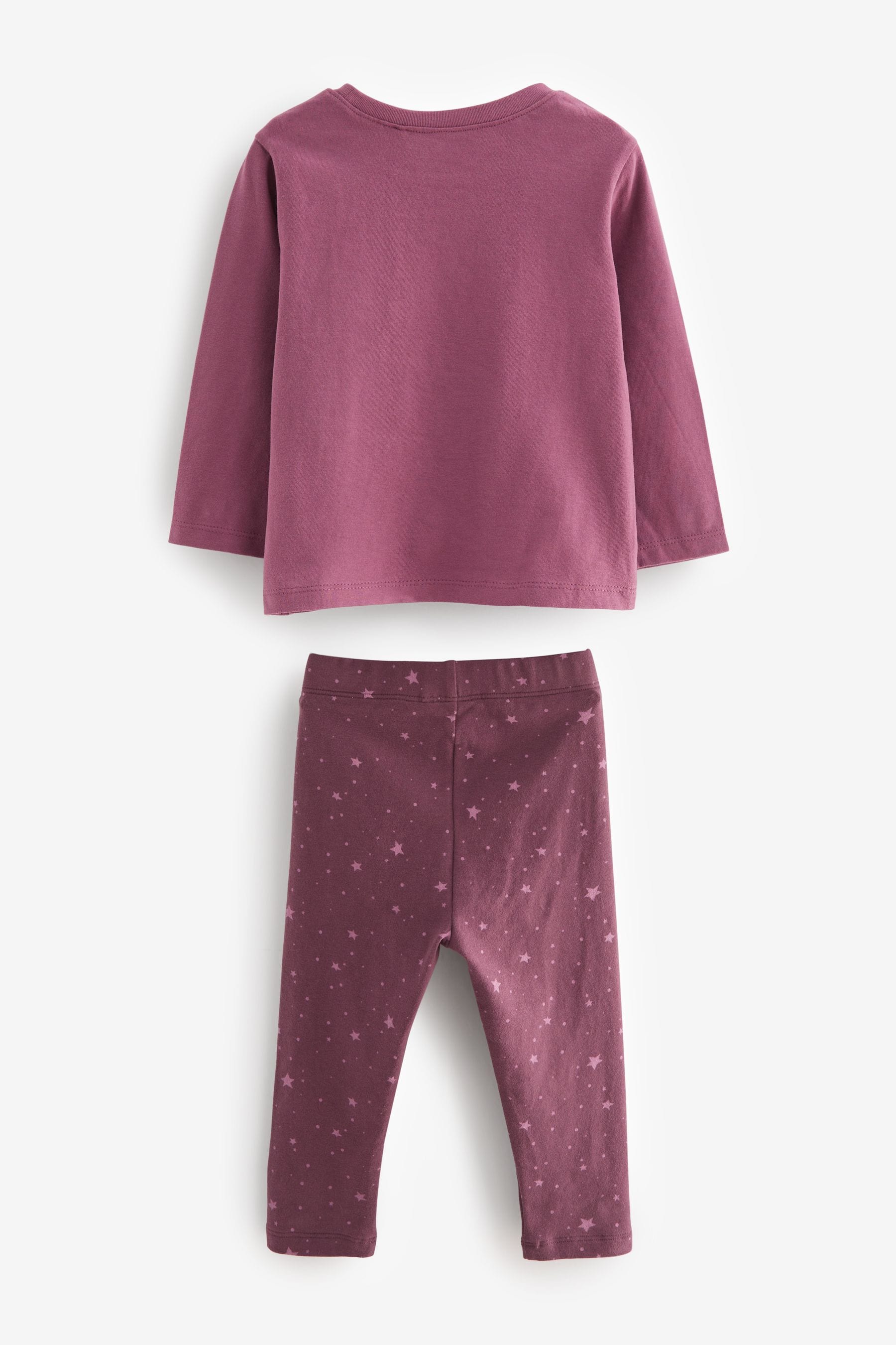 Purple Long Sleeve T-Shirt and Legging Set (3mths-7yrs)