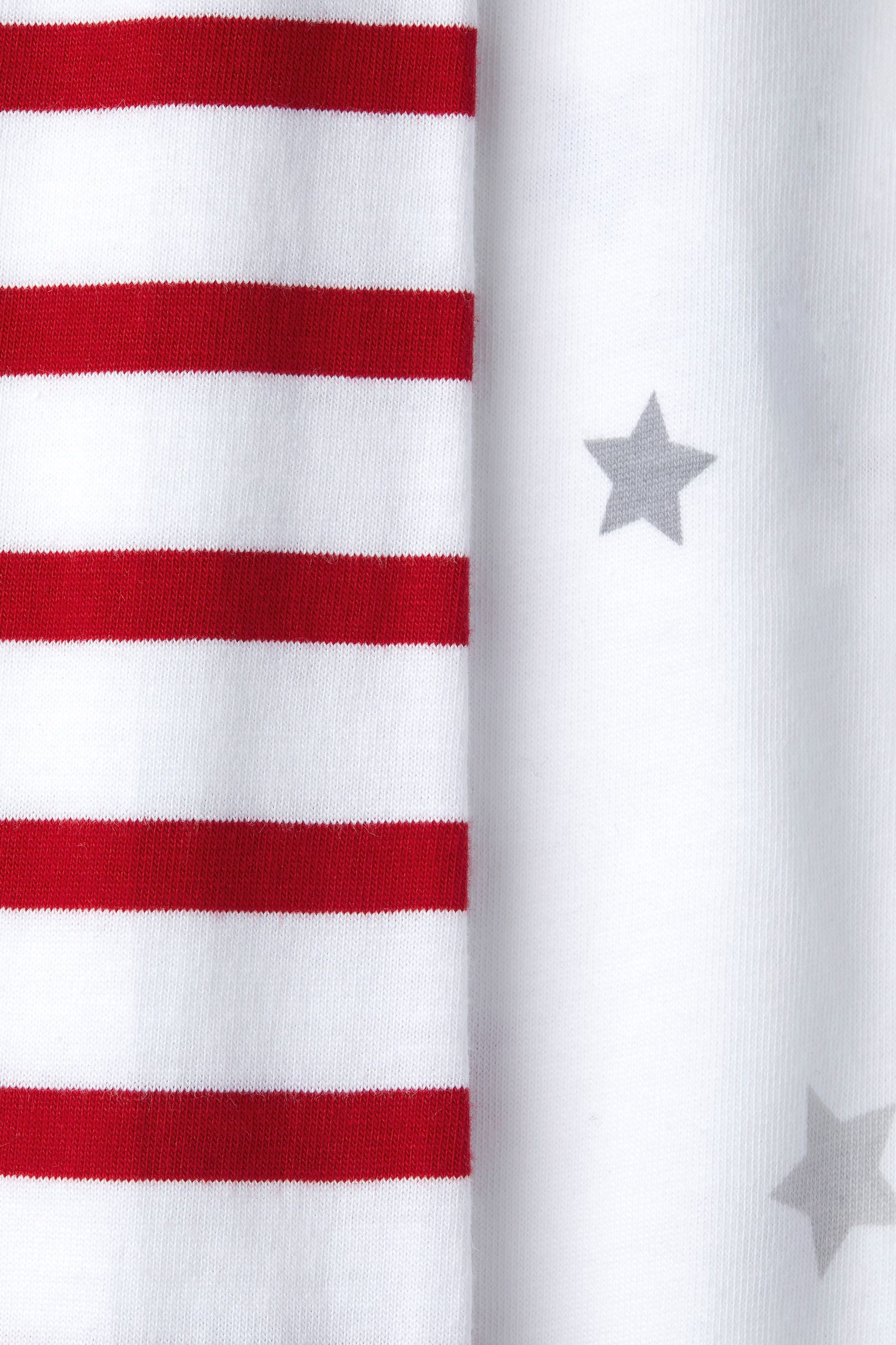 The White Company White Star and Stripe Pyjamas Two Pack