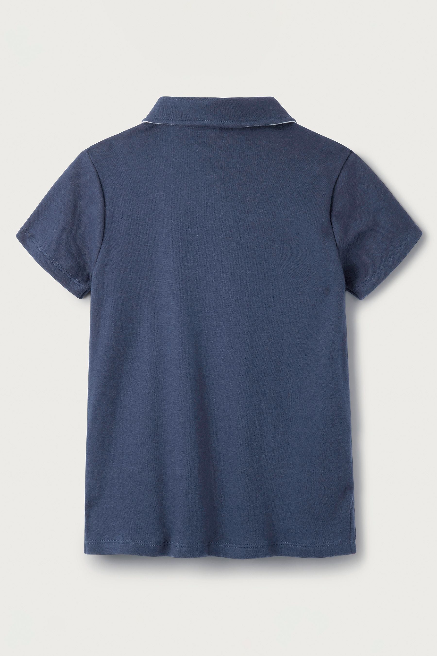 The White Company Anchor Blue Polo Top