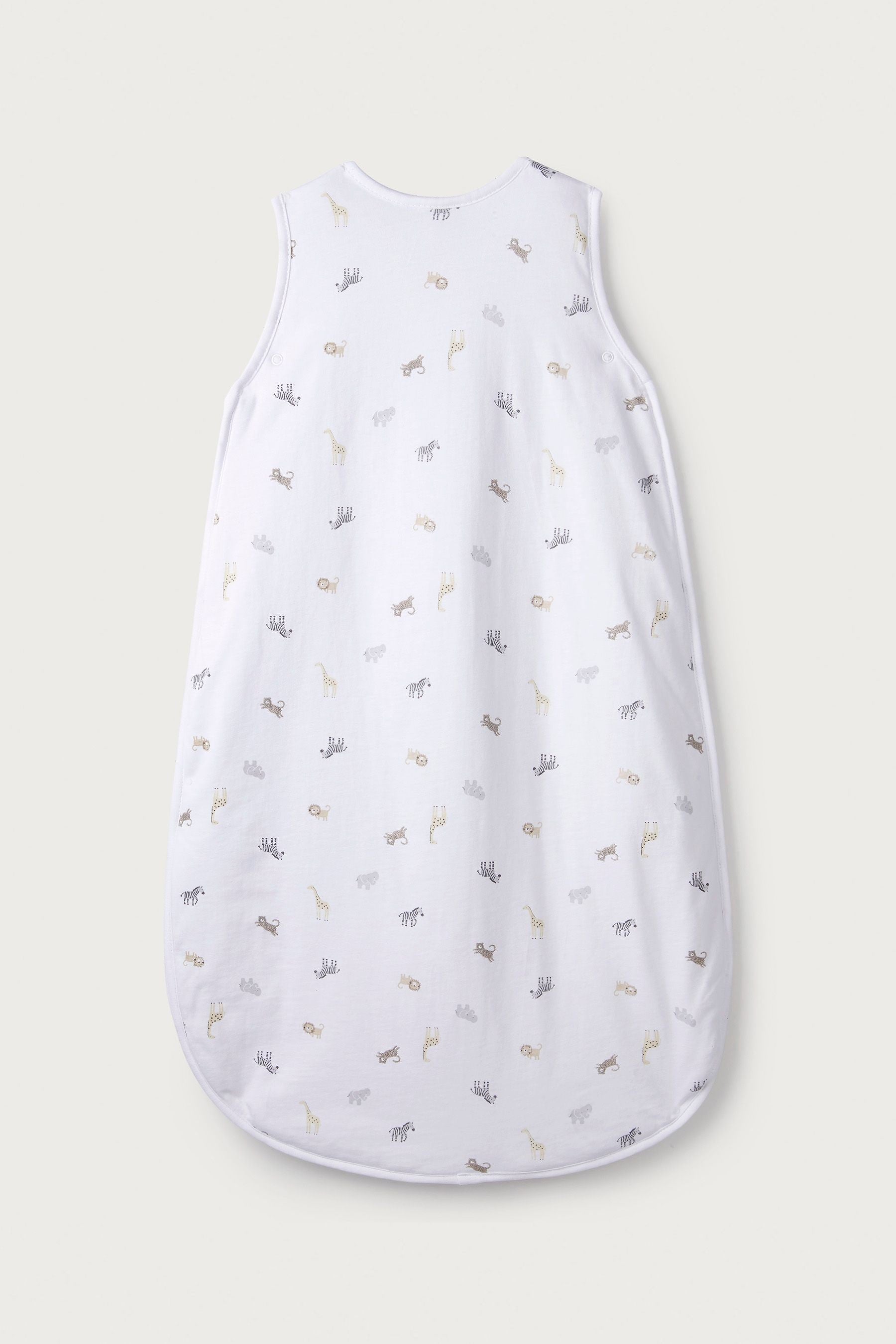 White The White Company White Safari Print 1 Tog Sleeping Bag