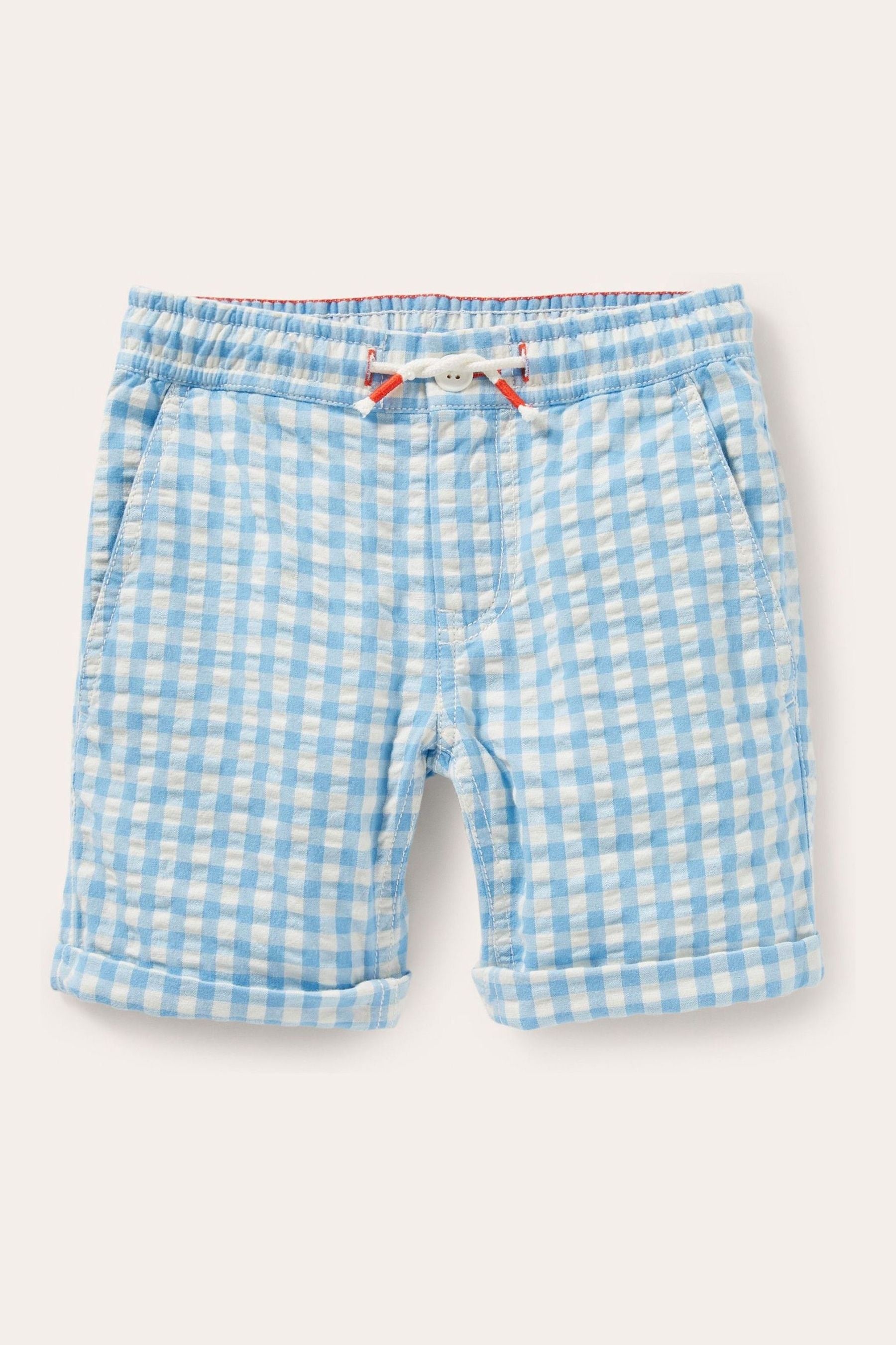 Boden Blue Smart Roll-up Shorts