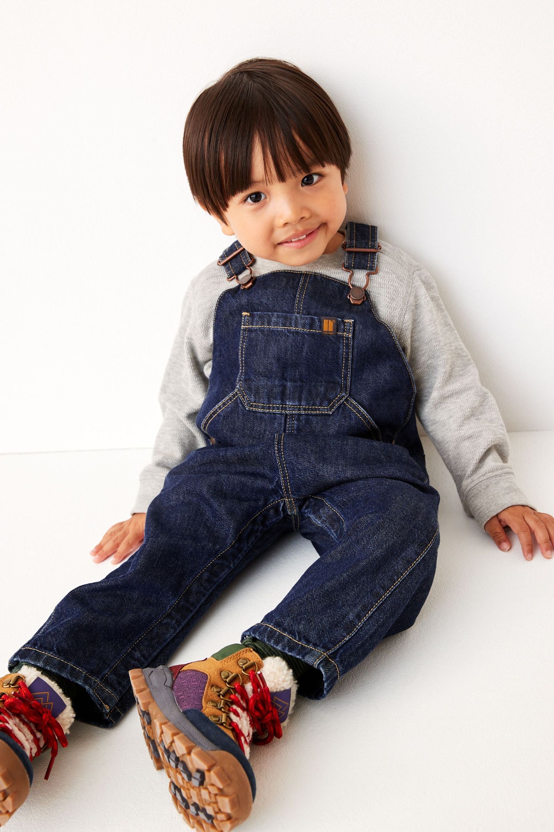 Indigo Rinse Denim Dungaree (3mths-7yrs)