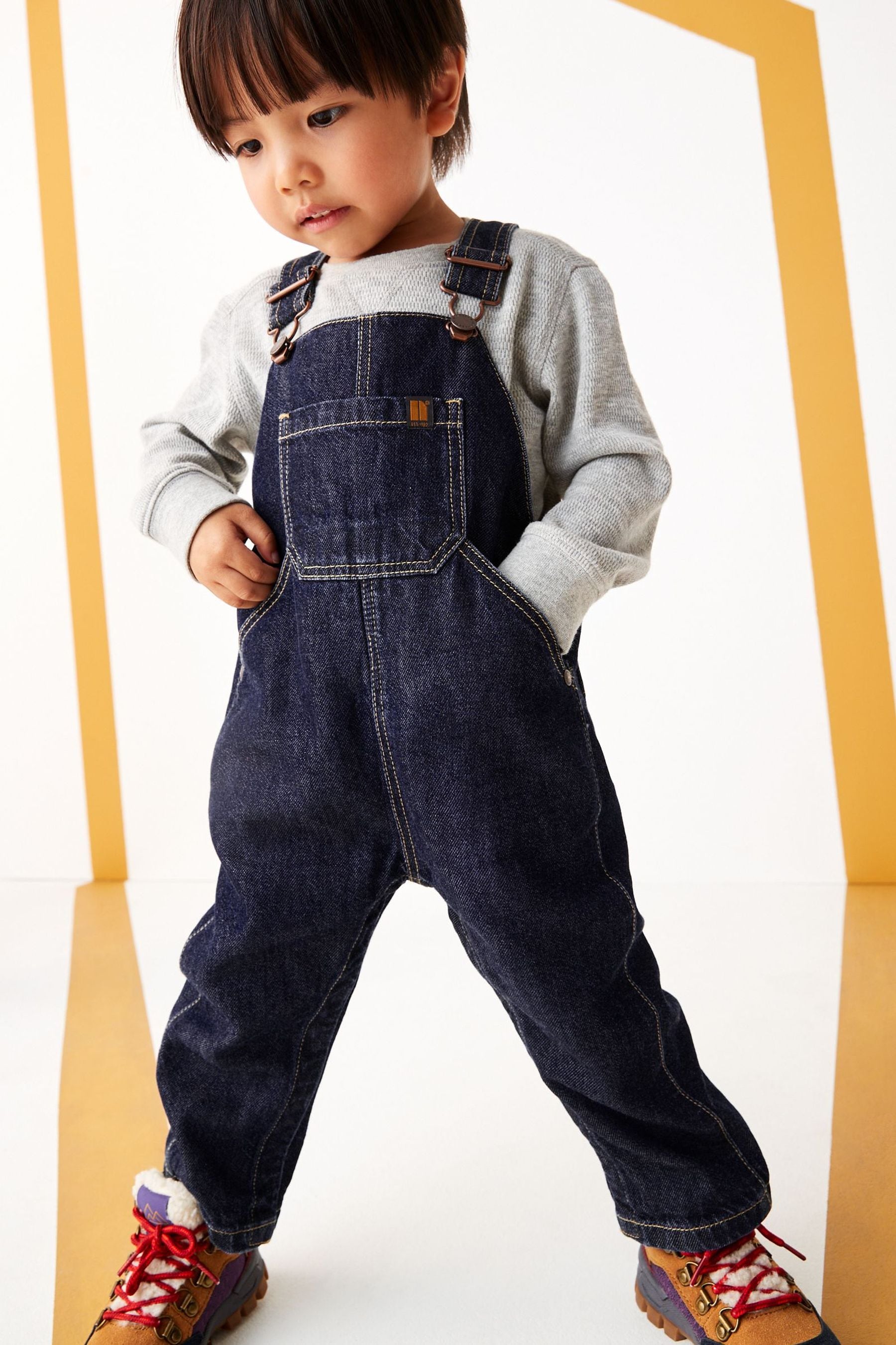 Indigo Rinse Denim Dungaree (3mths-7yrs)