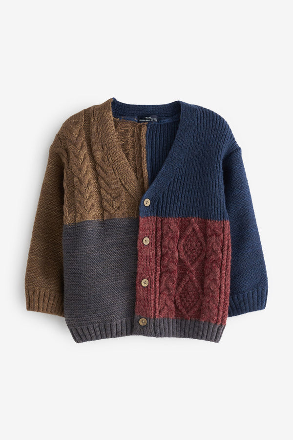 Multi Spliced Cable Cardigan (3mths-7yrs)