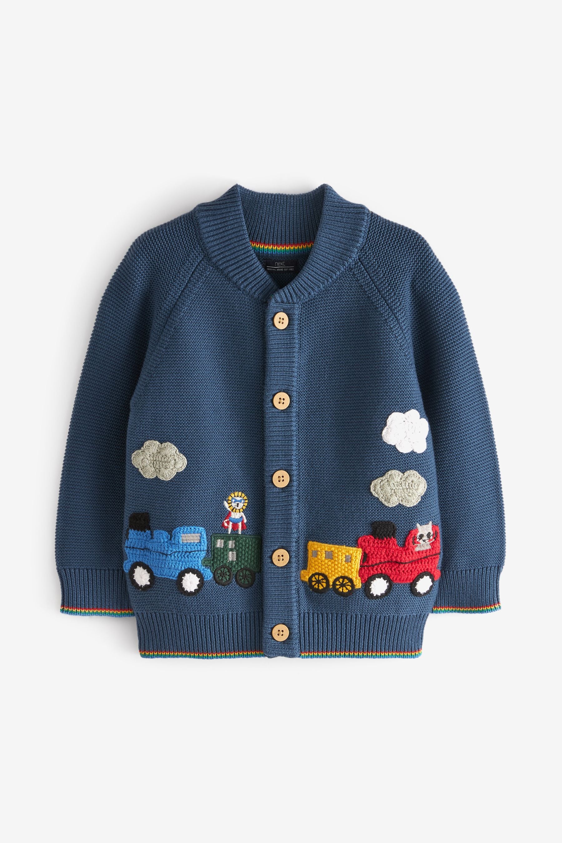 Navy Blue Character Cardigan (3mths-7yrs)