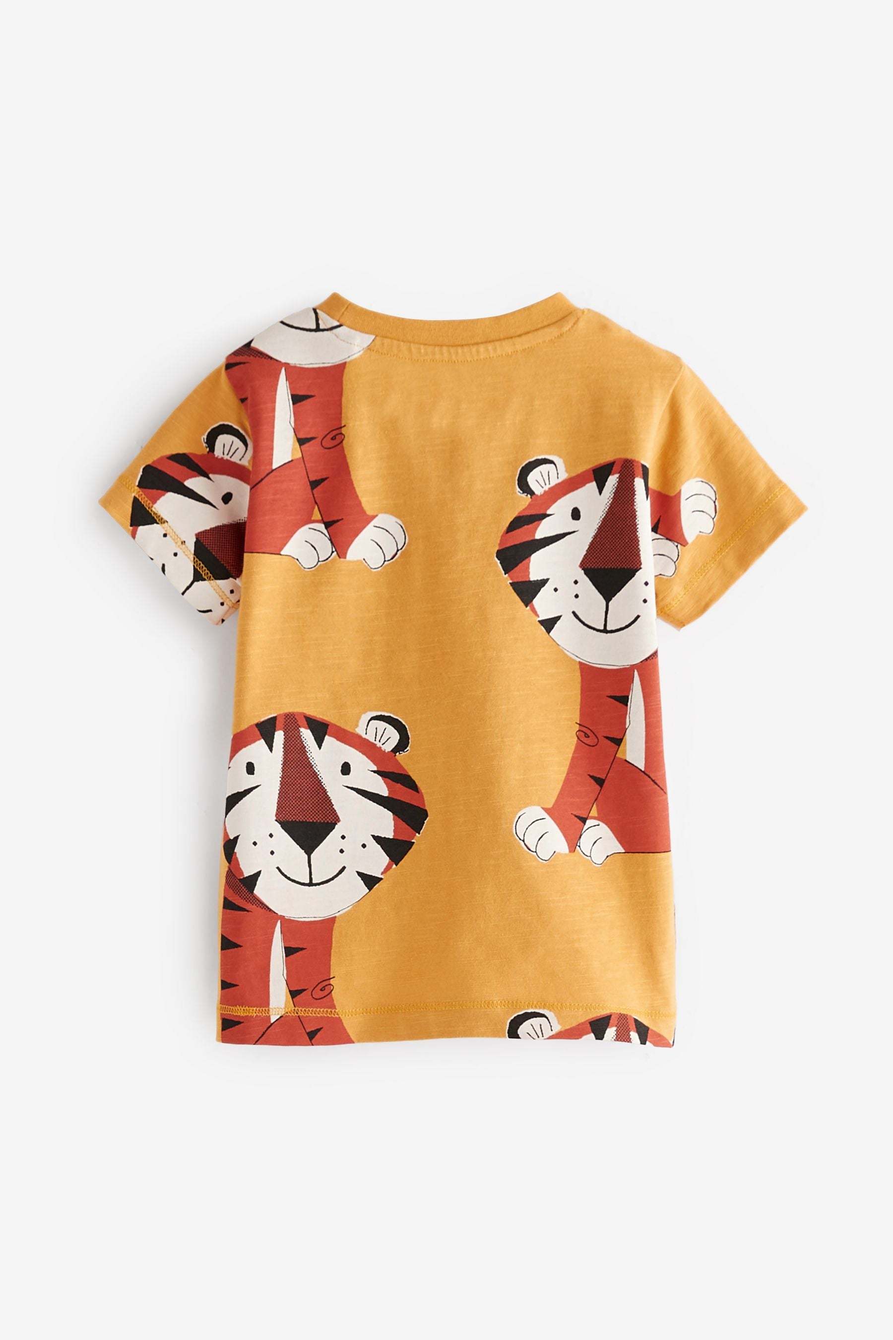 Yellow Tiger All-Over Printed T-Shirt (3mths-7yrs)