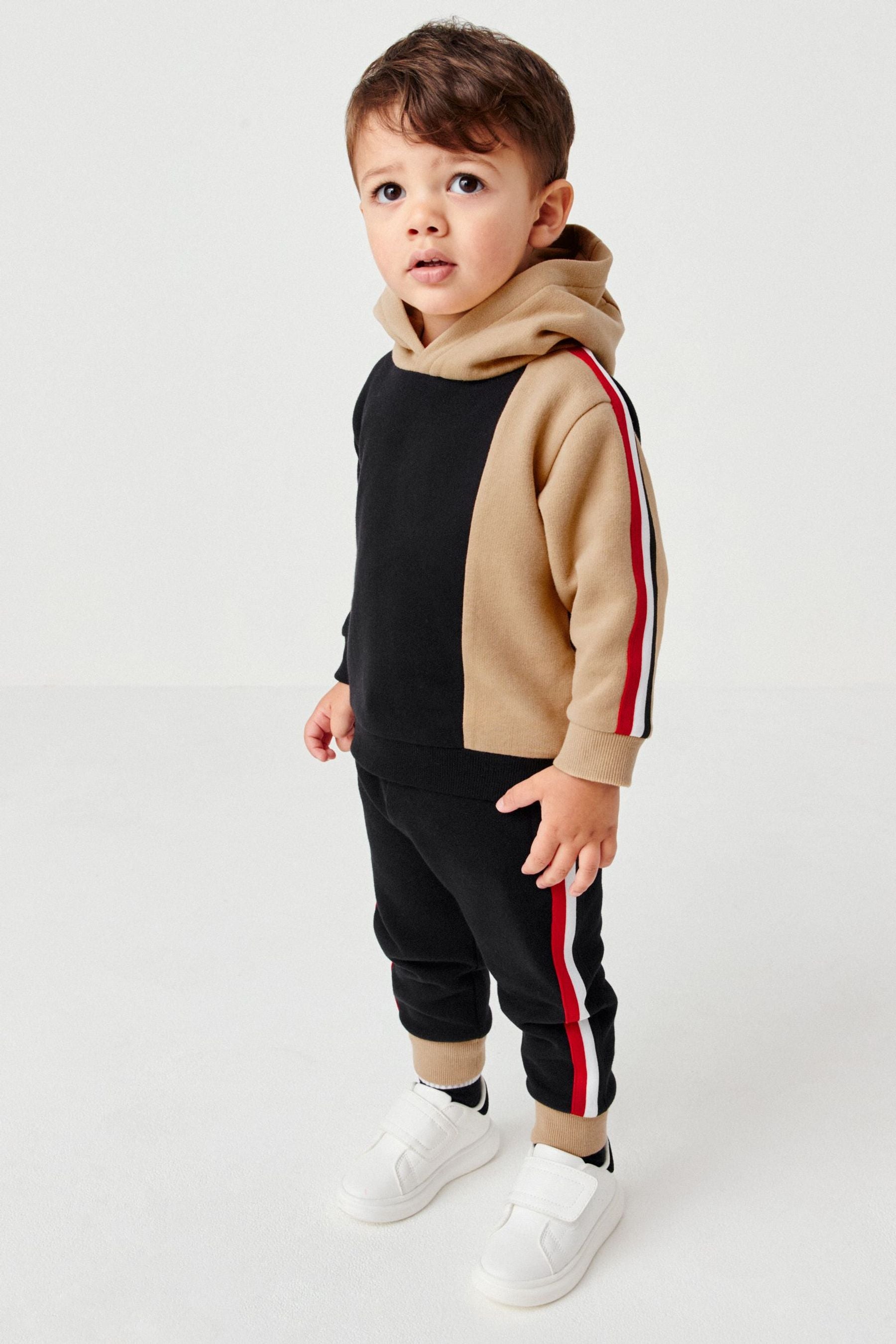 Multi Colourblock Hoodie and Jogger Set (3mths-7yrs)