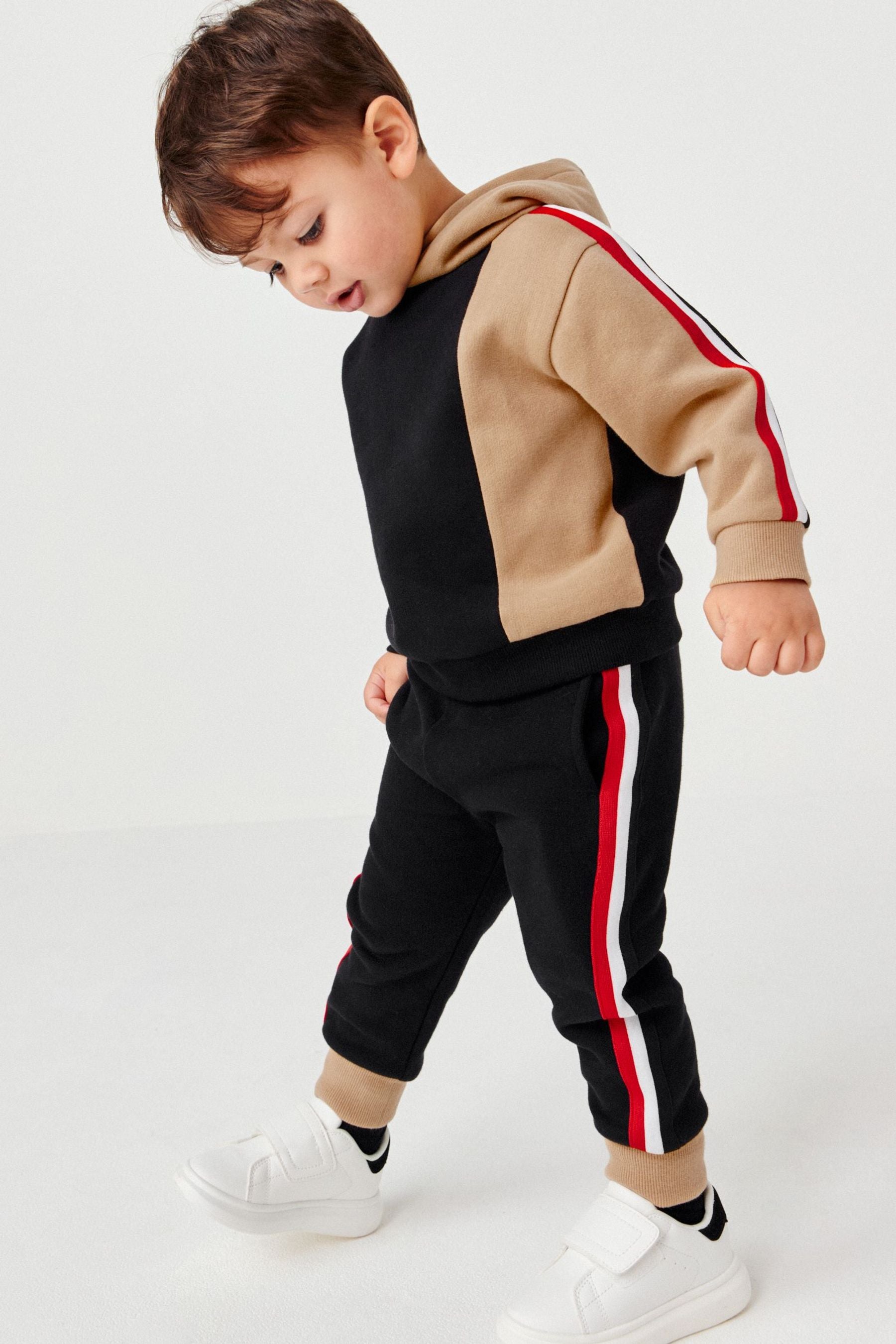 Multi Colourblock Hoodie and Jogger Set (3mths-7yrs)