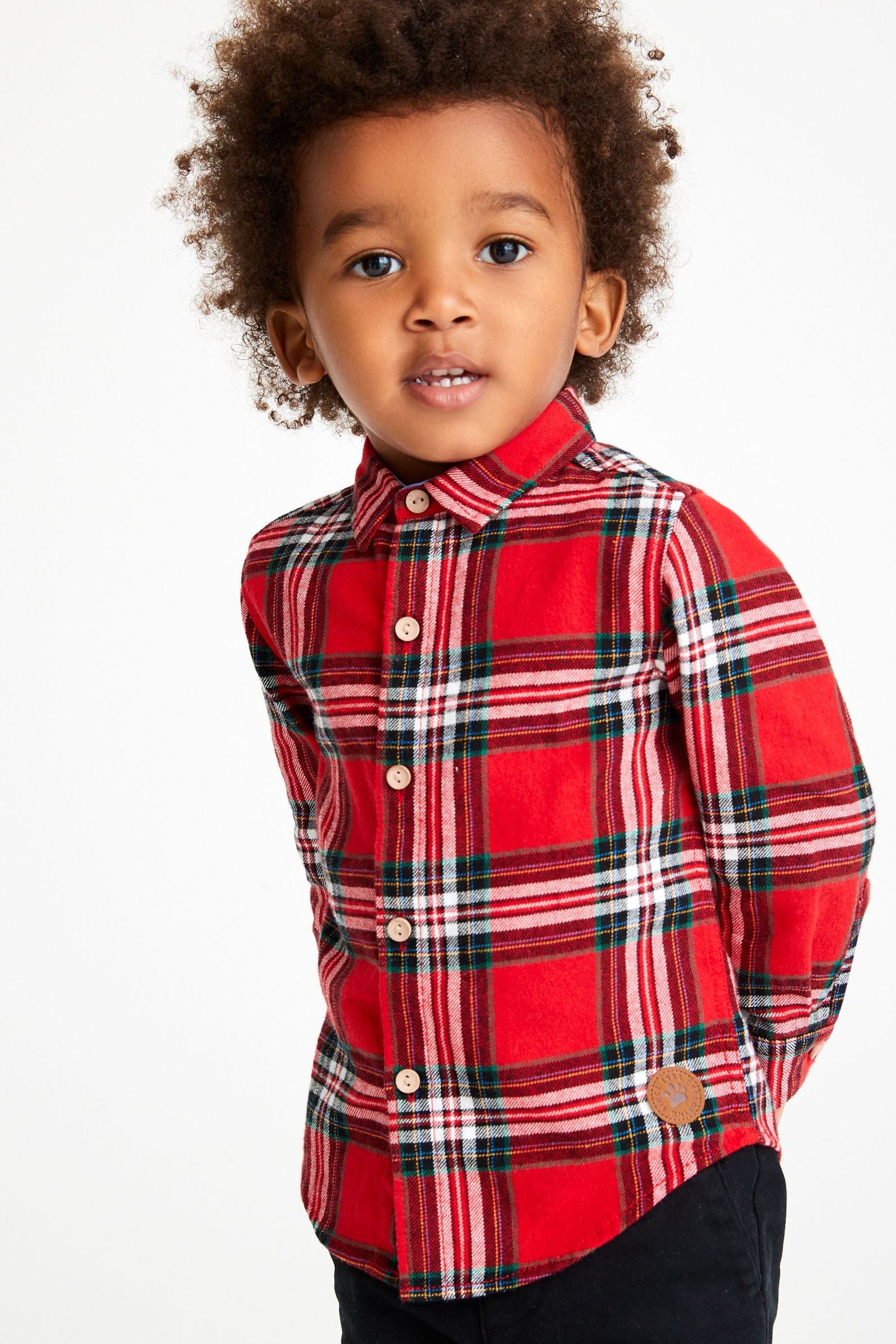 Red Tartan Next Check Shirt (3mths-7yrs)