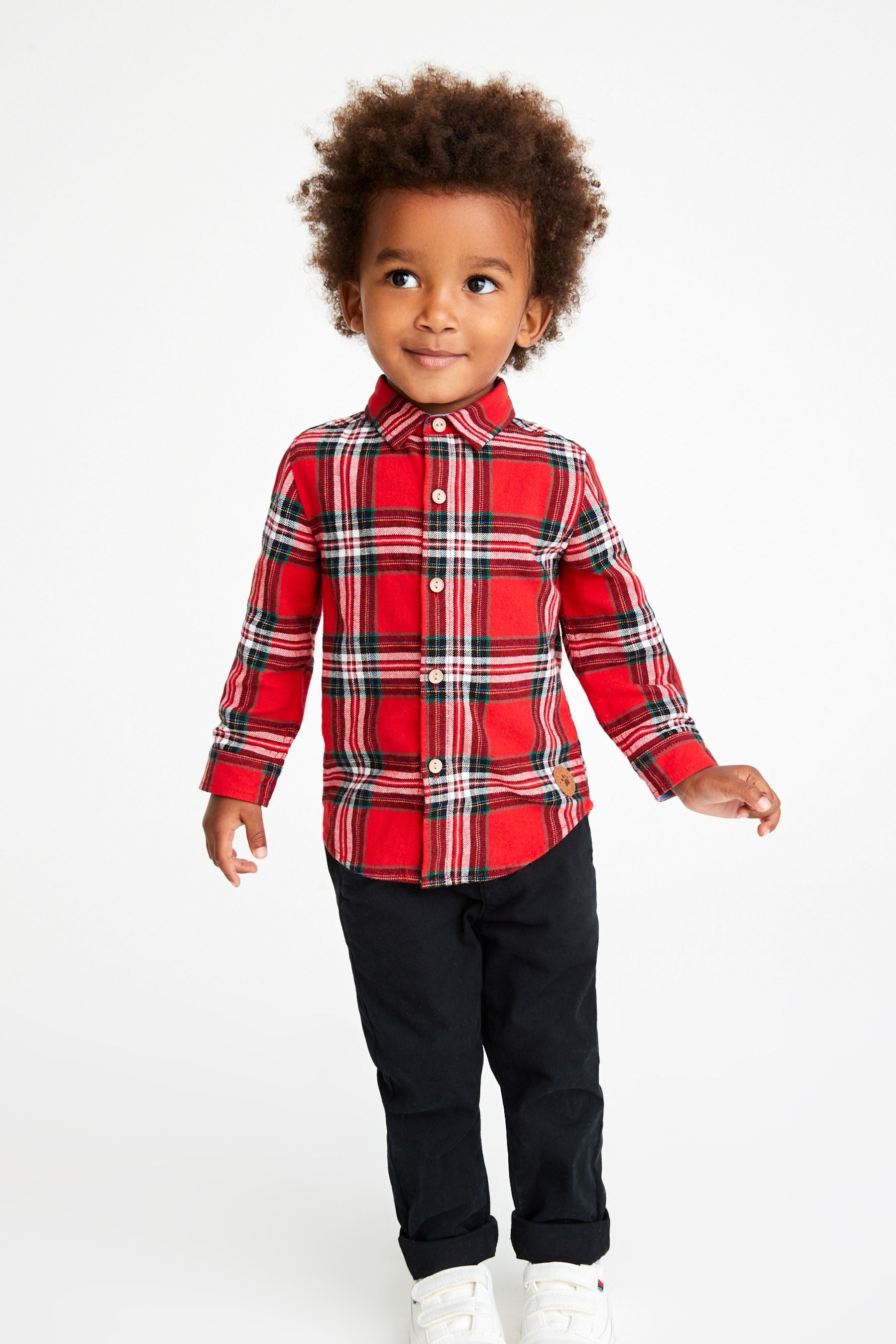 Red Tartan Next Check Shirt (3mths-7yrs)