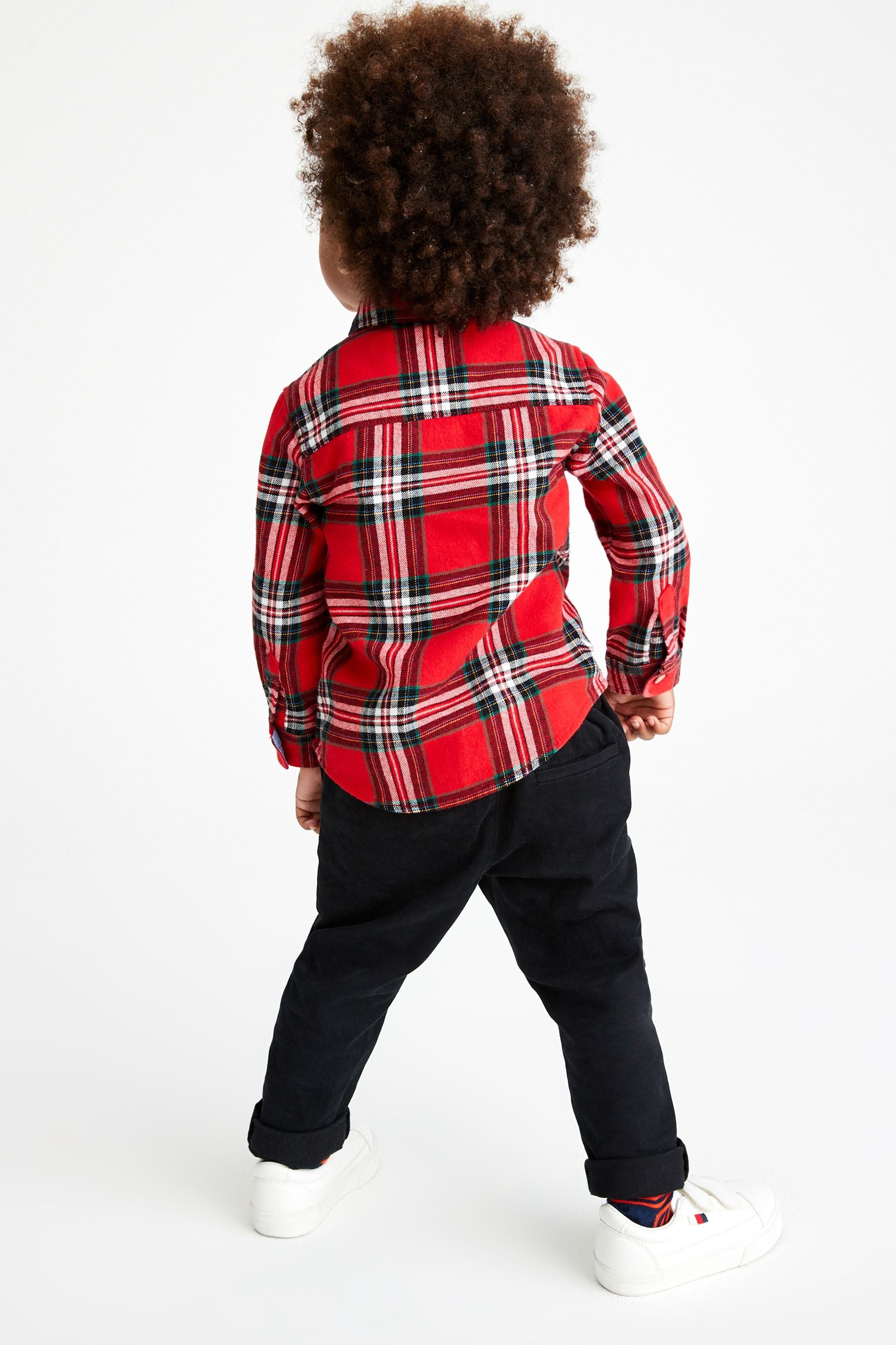 Red Tartan Next Check Shirt (3mths-7yrs)