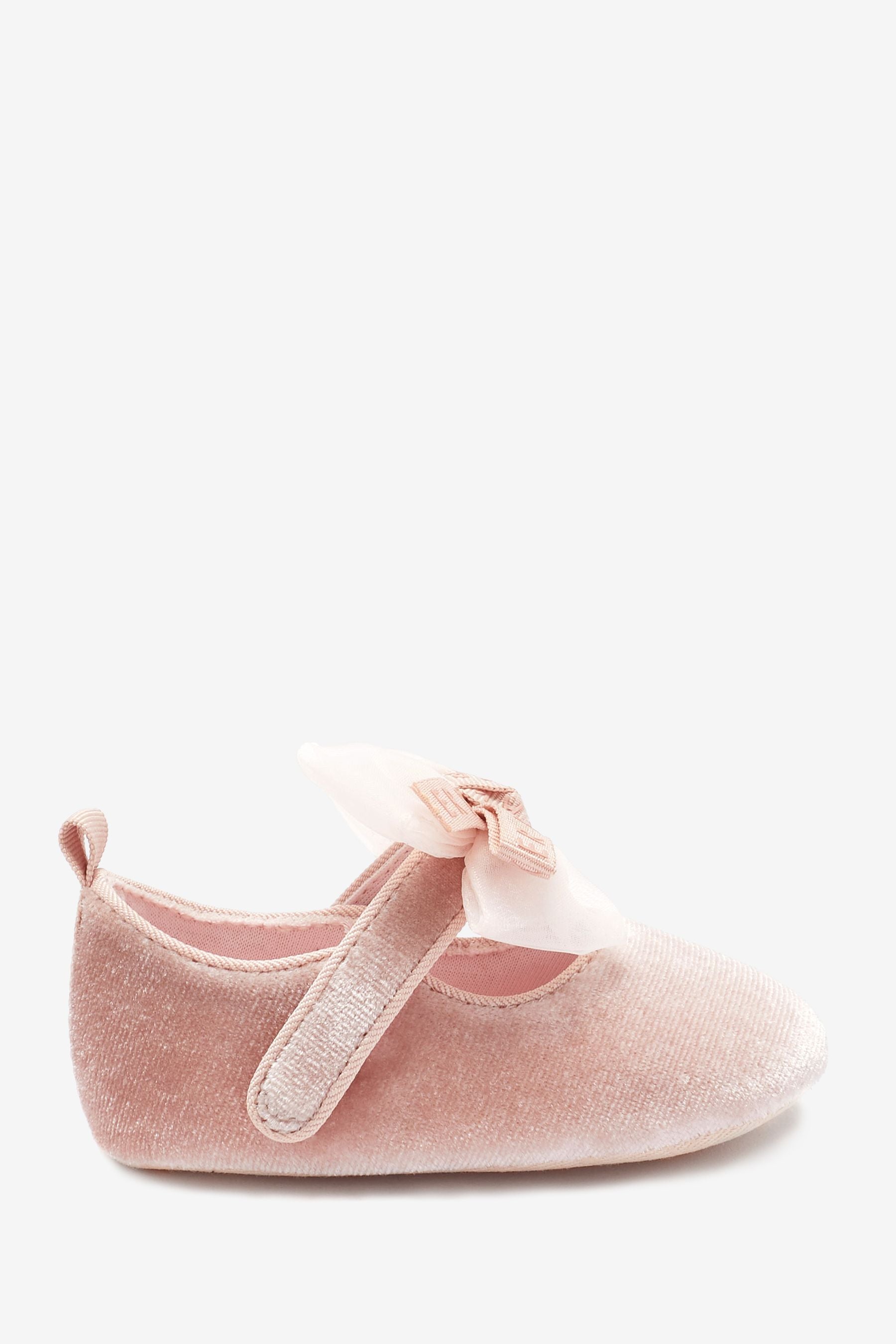 White Baker by Ted Baker Pink Velvet Mary Jane Shoe Padders