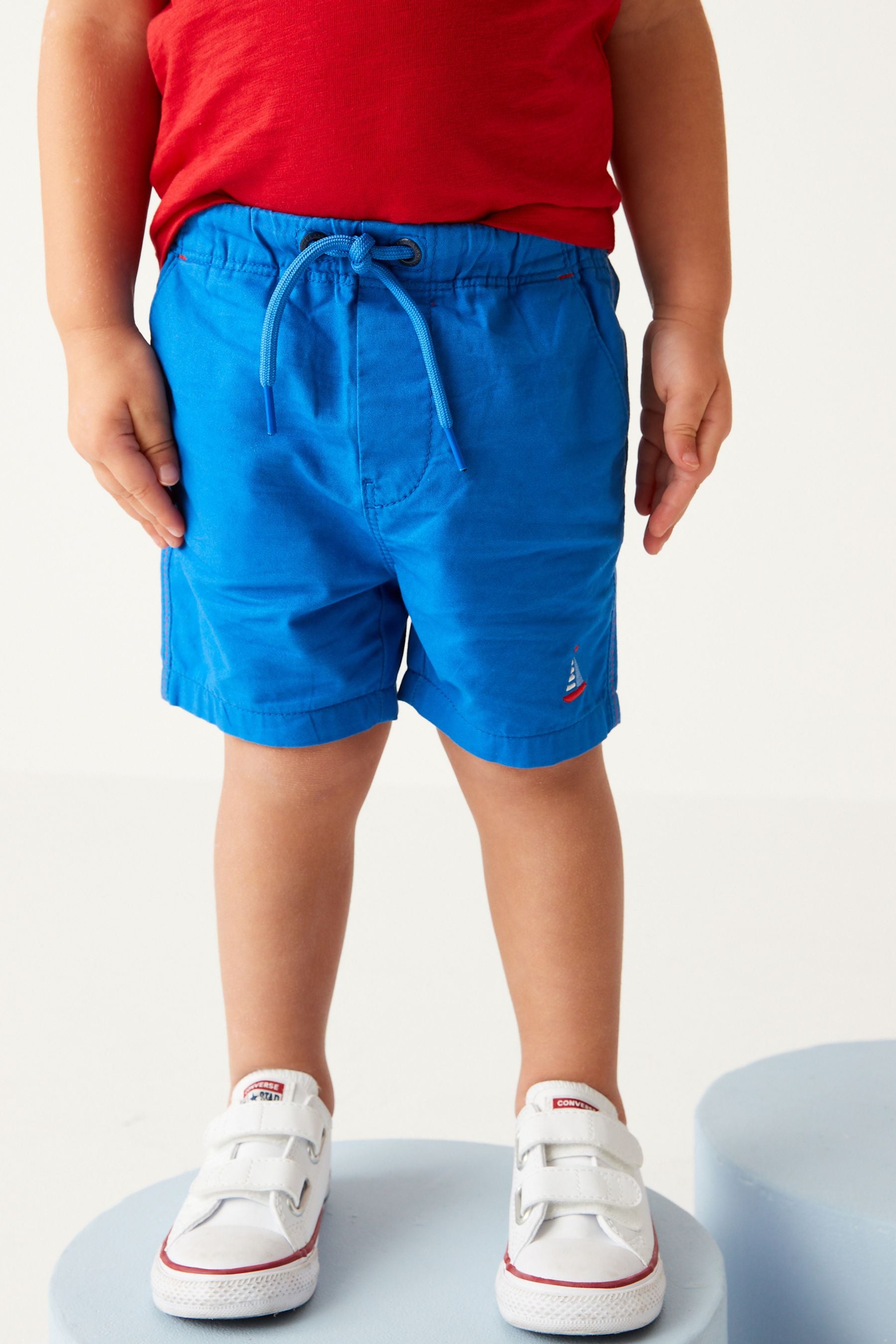 Blue Pull-On Shorts (3mths-7yrs)