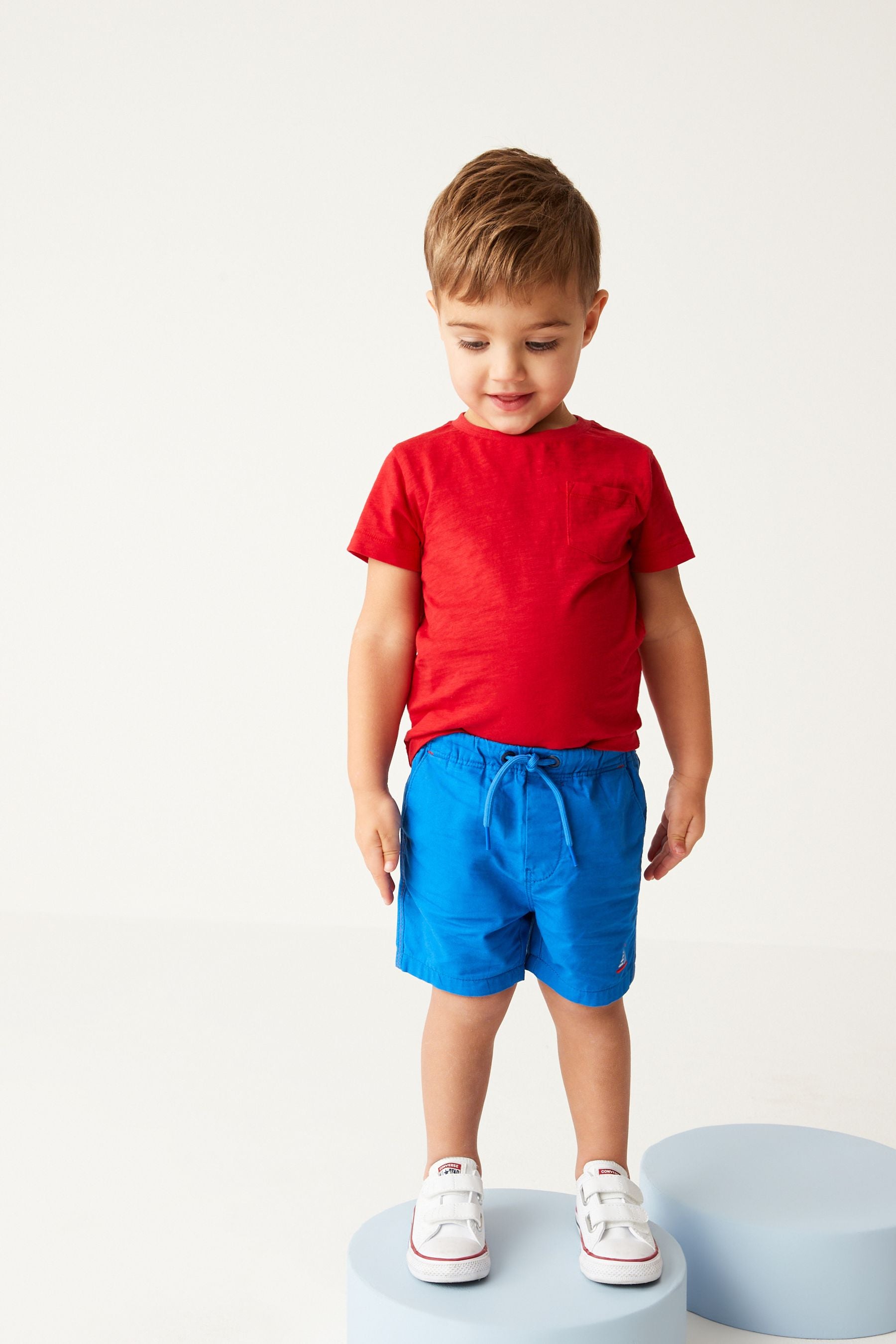 Blue Pull-On Shorts (3mths-7yrs)