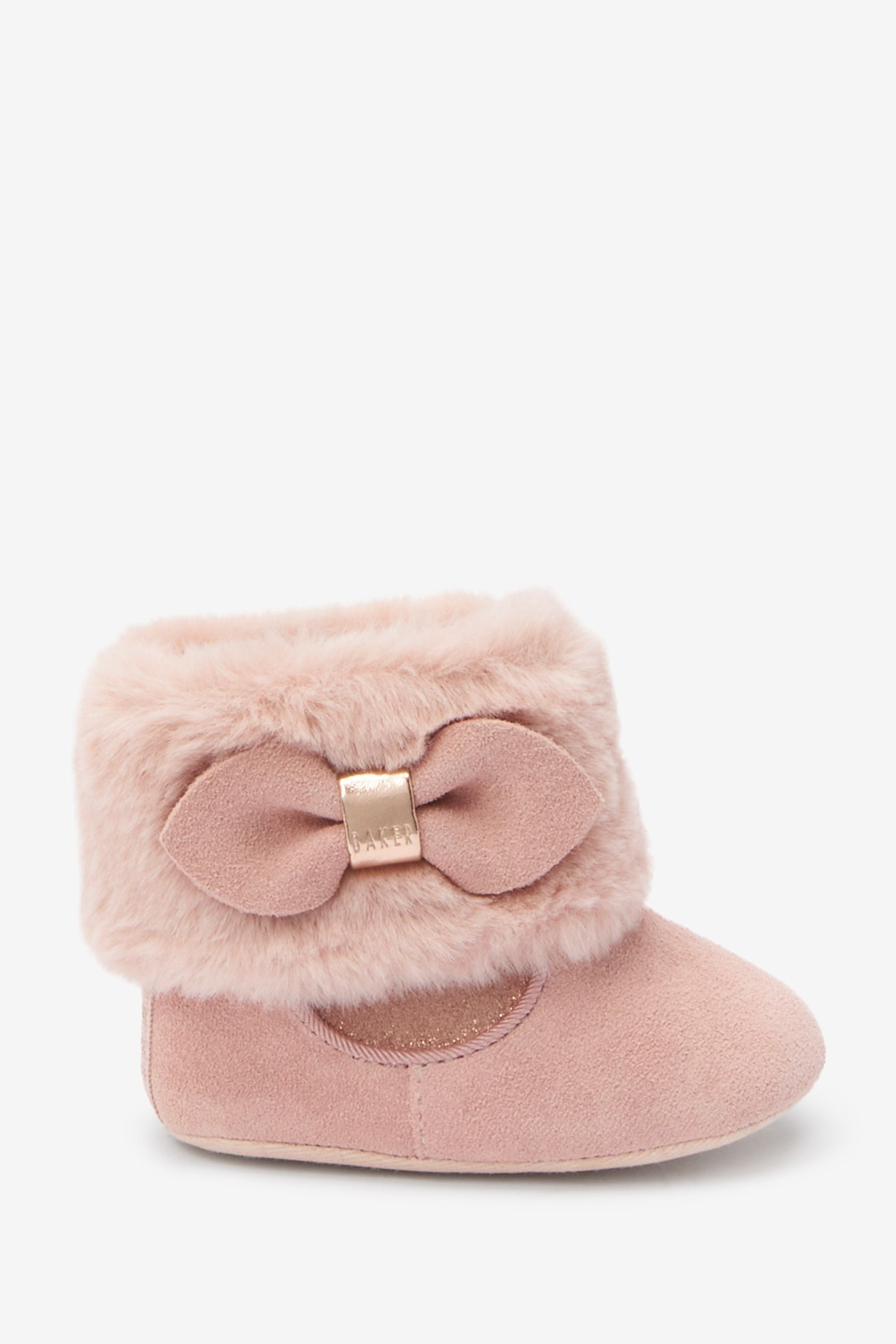 Pink Baker by Ted Baker Pink Faux Fur Boots