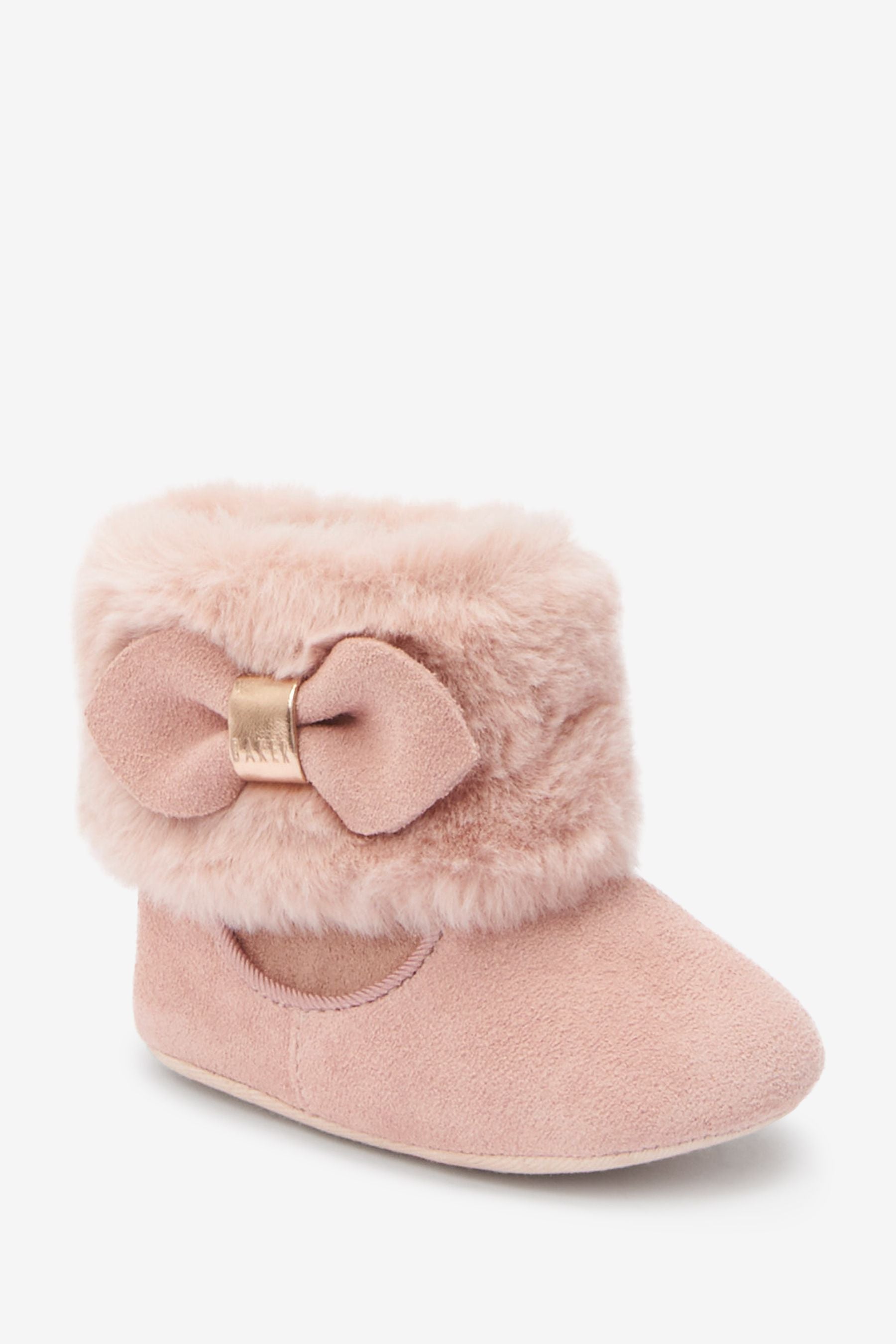 Pink Baker by Ted Baker Pink Faux Fur Boots