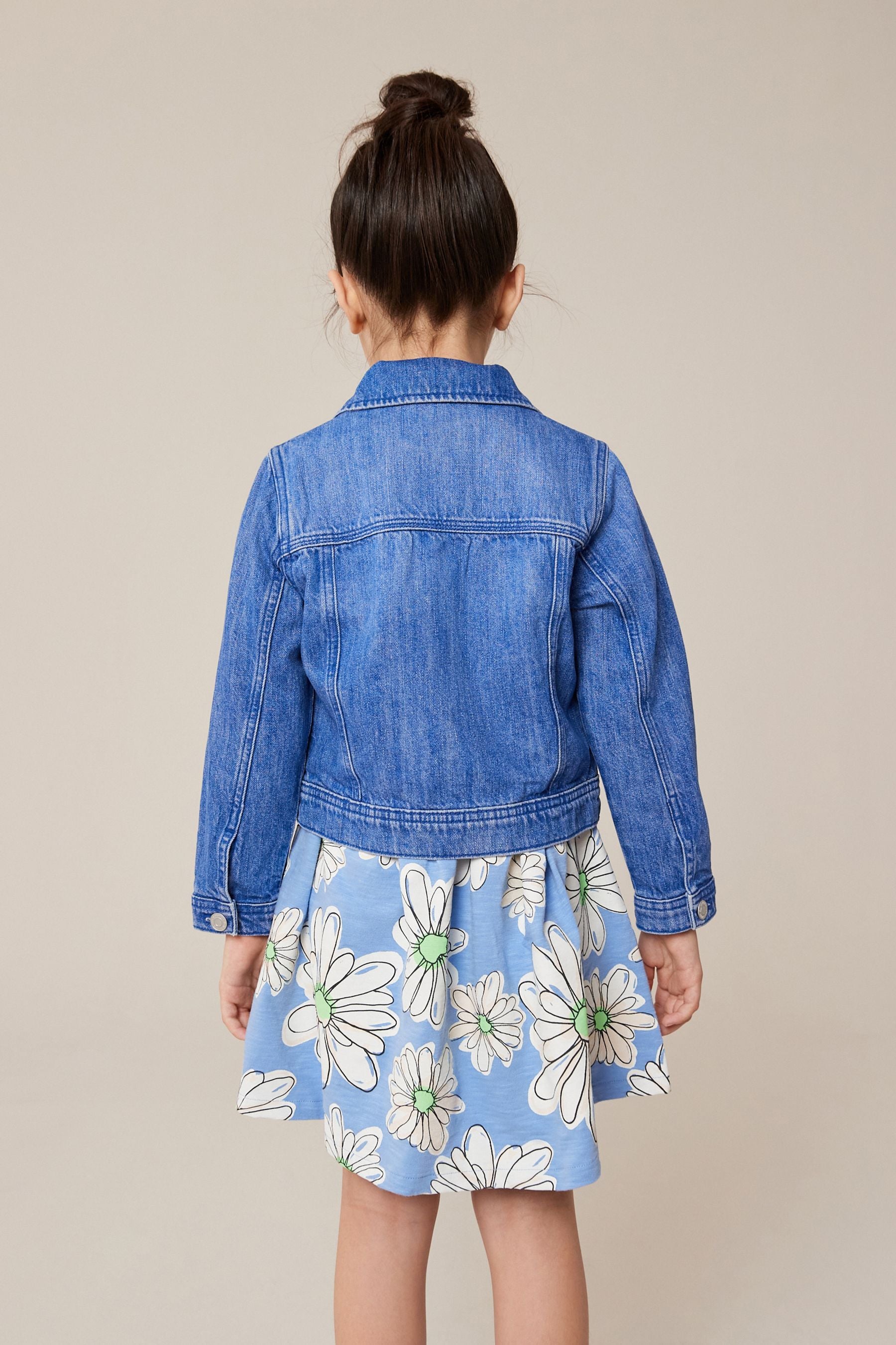 Denim Bright Blue Western Jacket (3-16yrs)