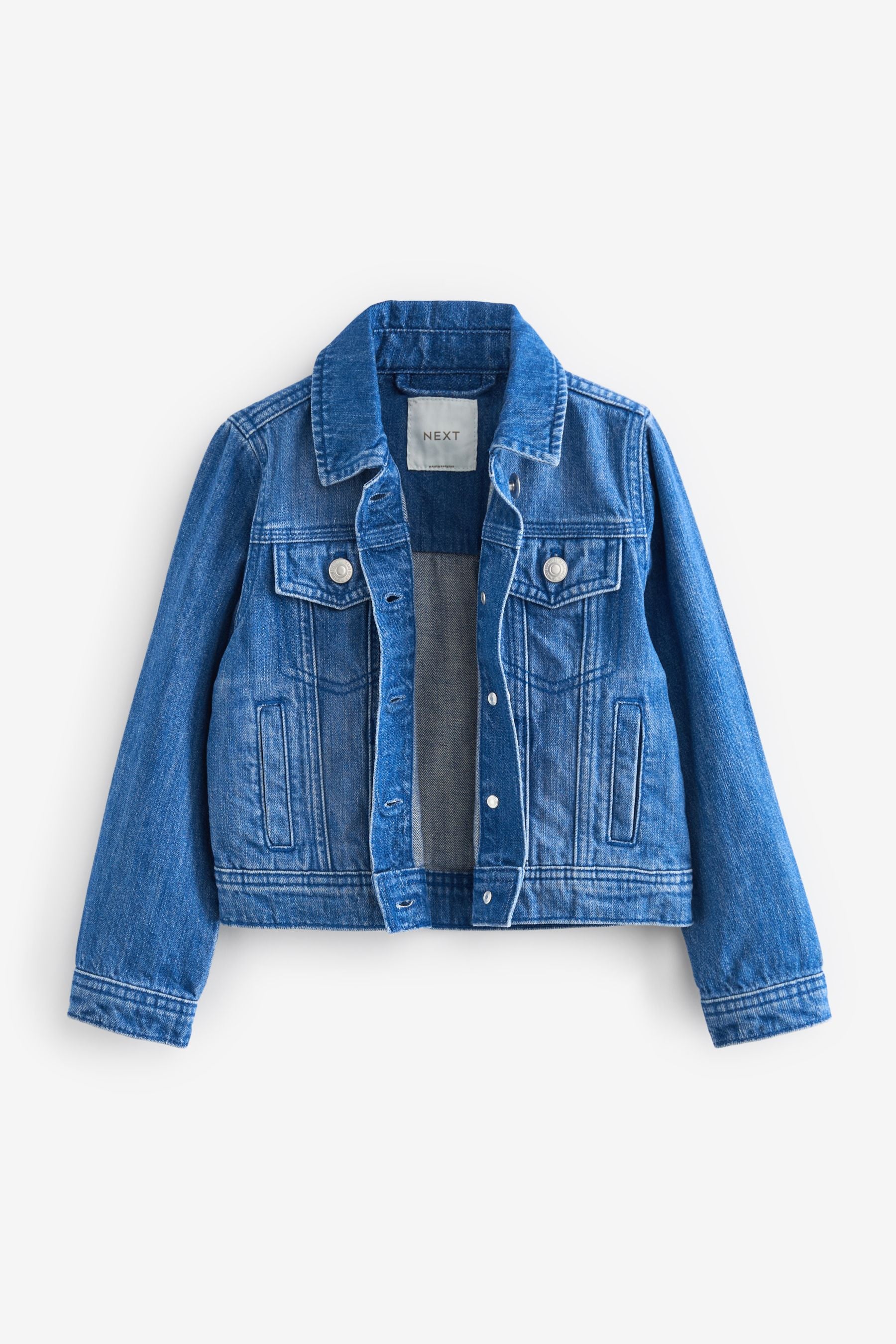 Denim Bright Blue Western Jacket (3-16yrs)