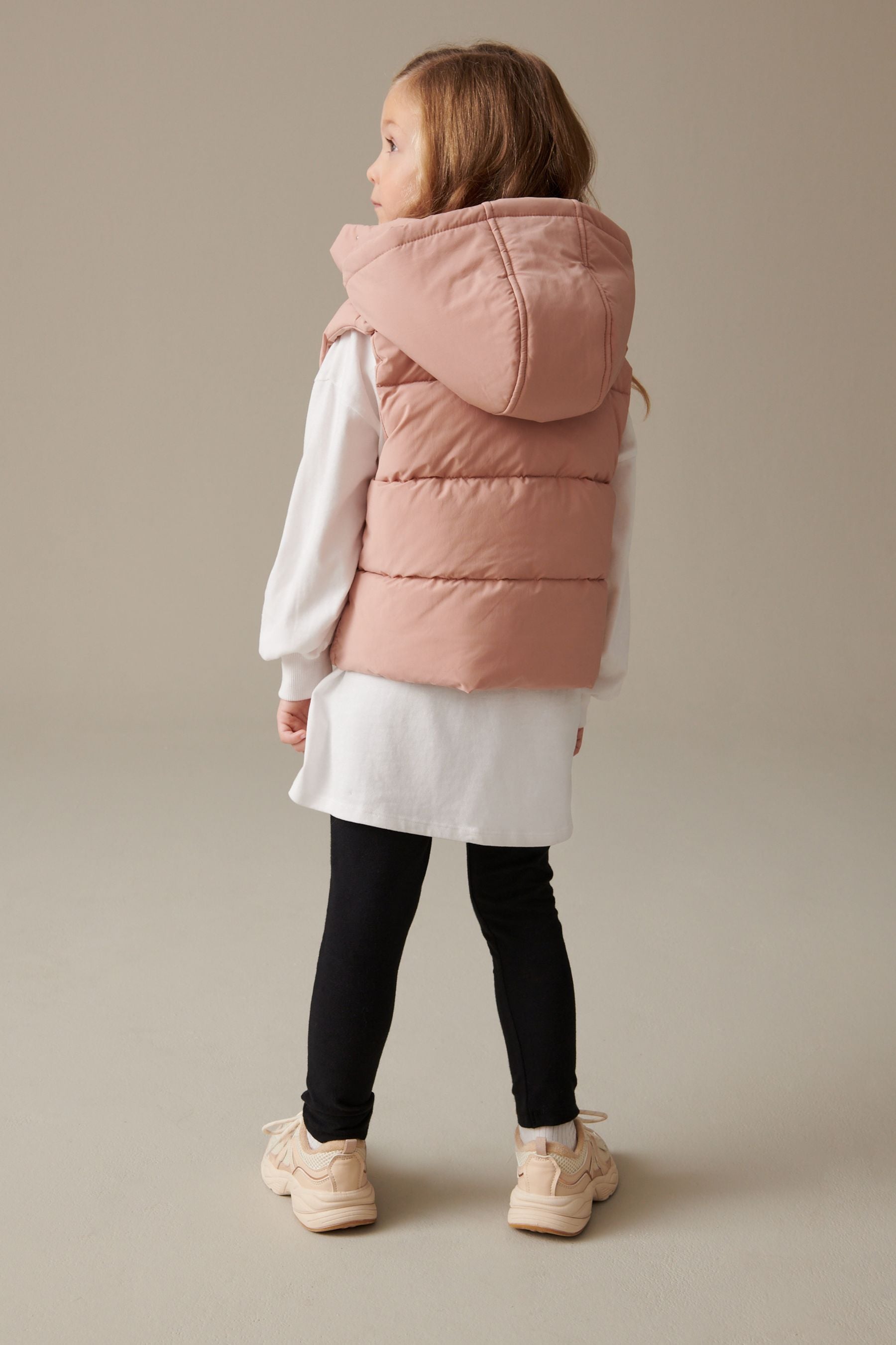 Neutral Crop Padded Gilet (3-16yrs)