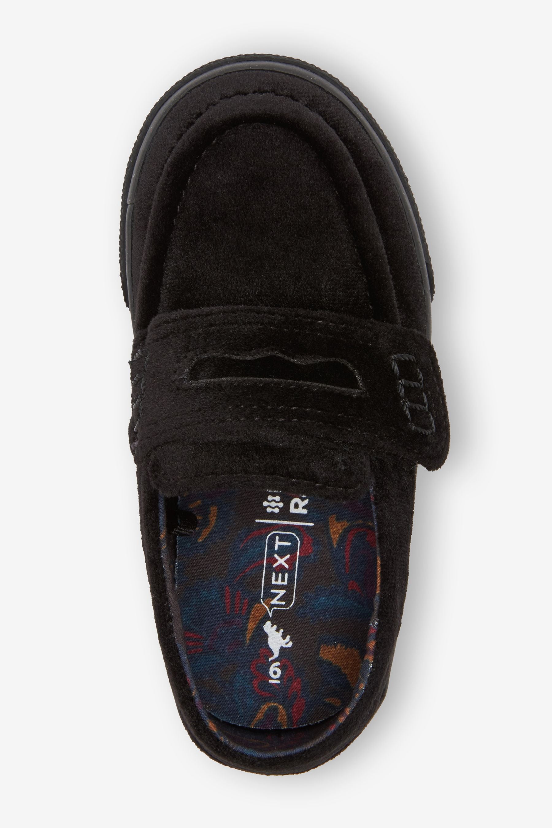 Black Velvet Loafers