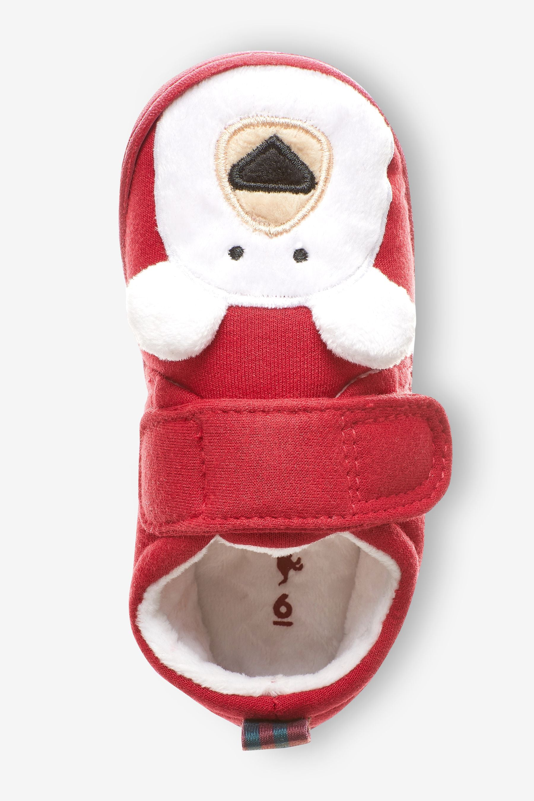 Red Polar Bear Touch Fastening Cupsole Slippers