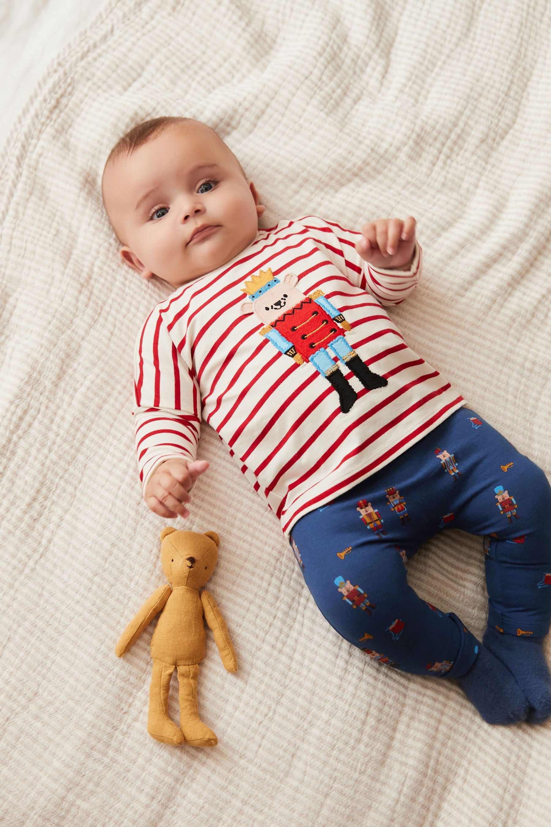 Red Baby T-Shirt And Leggings 2 Piece Set