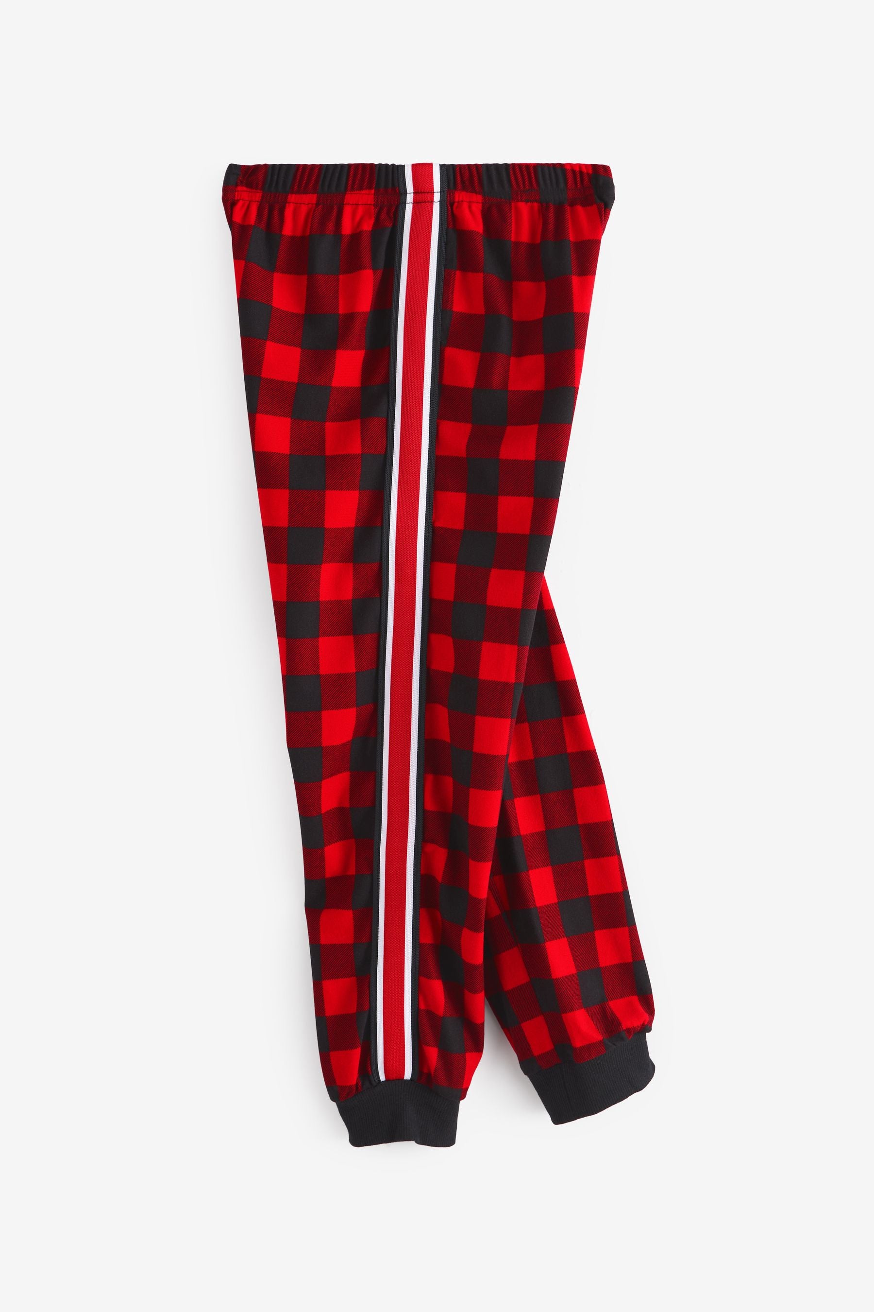 Red Reindeer Check Christmas Pyjamas (3-16yrs)