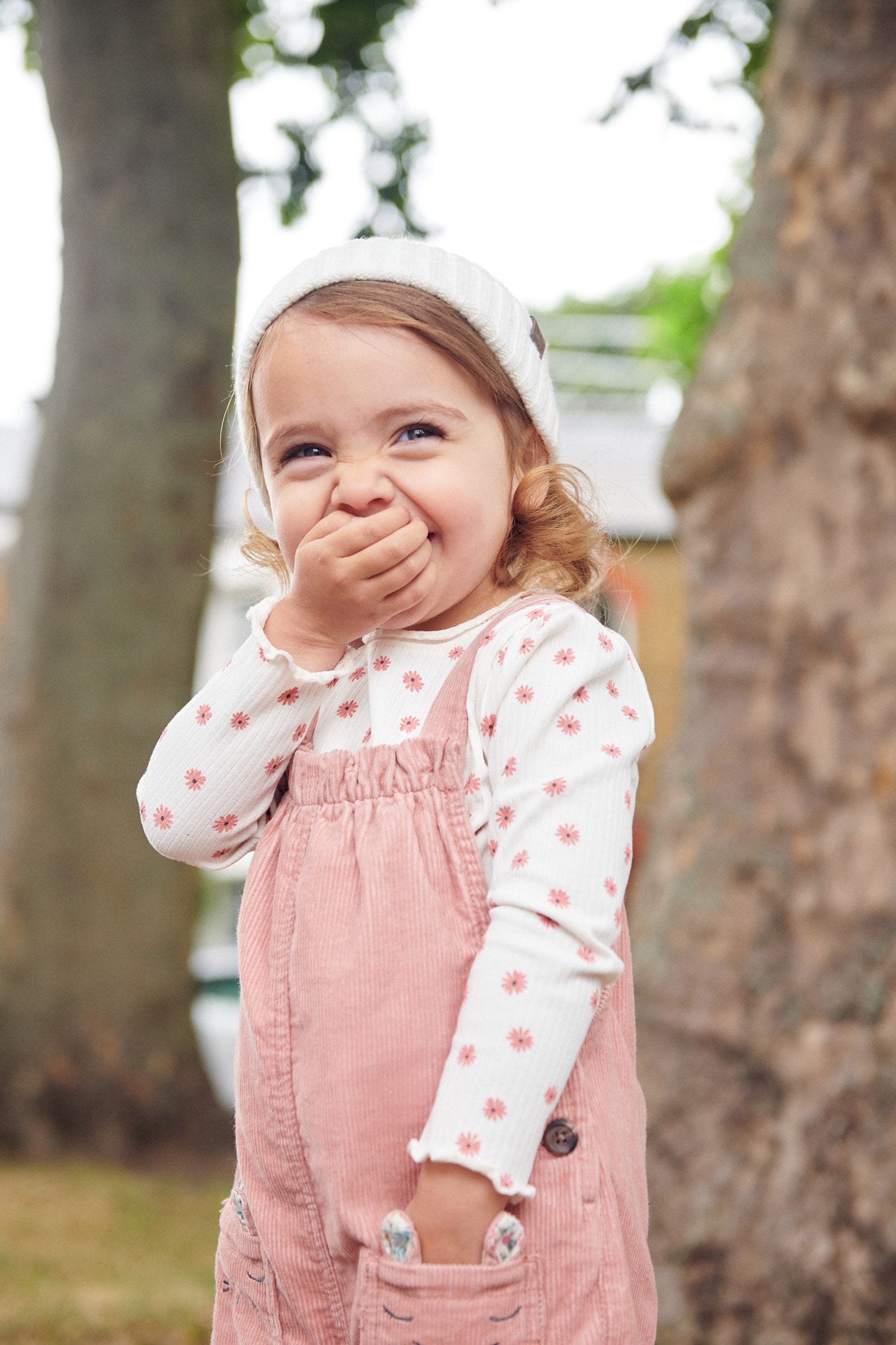 Pink Cord Dungaree 3 Piece Set (3mths-7yrs)