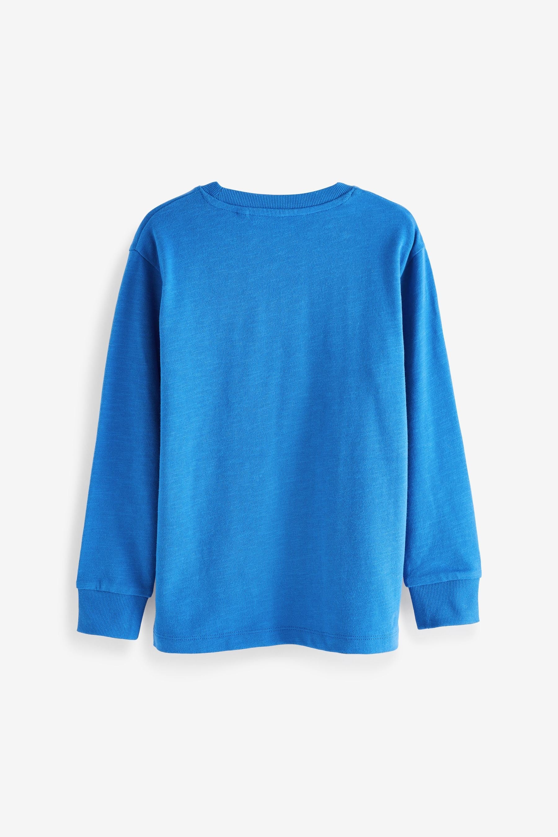 Blue Cobalt Long Sleeve Cosy T-Shirt (3-16yrs)