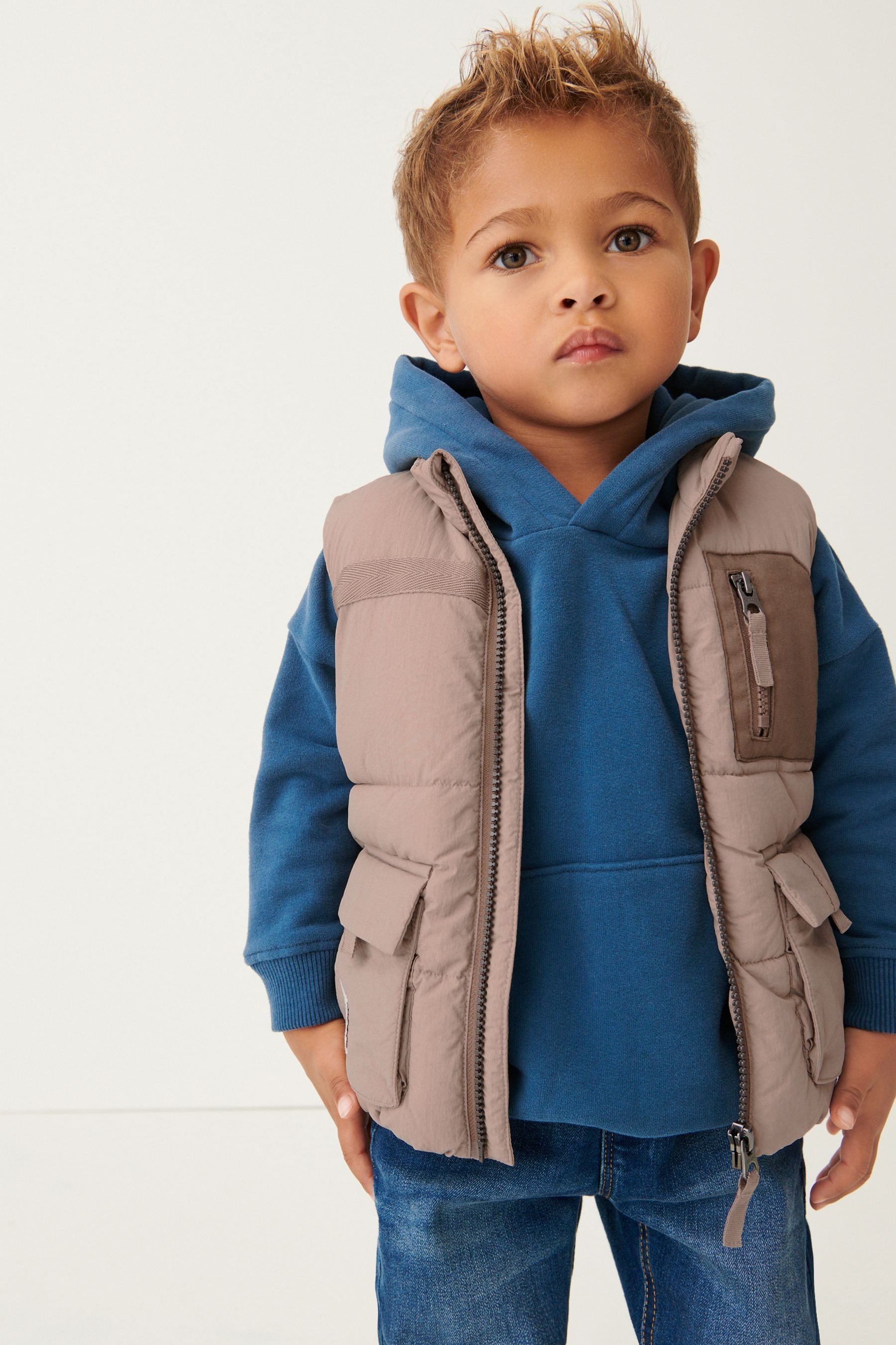 Stone Padded Gilet (3mths-10yrs)