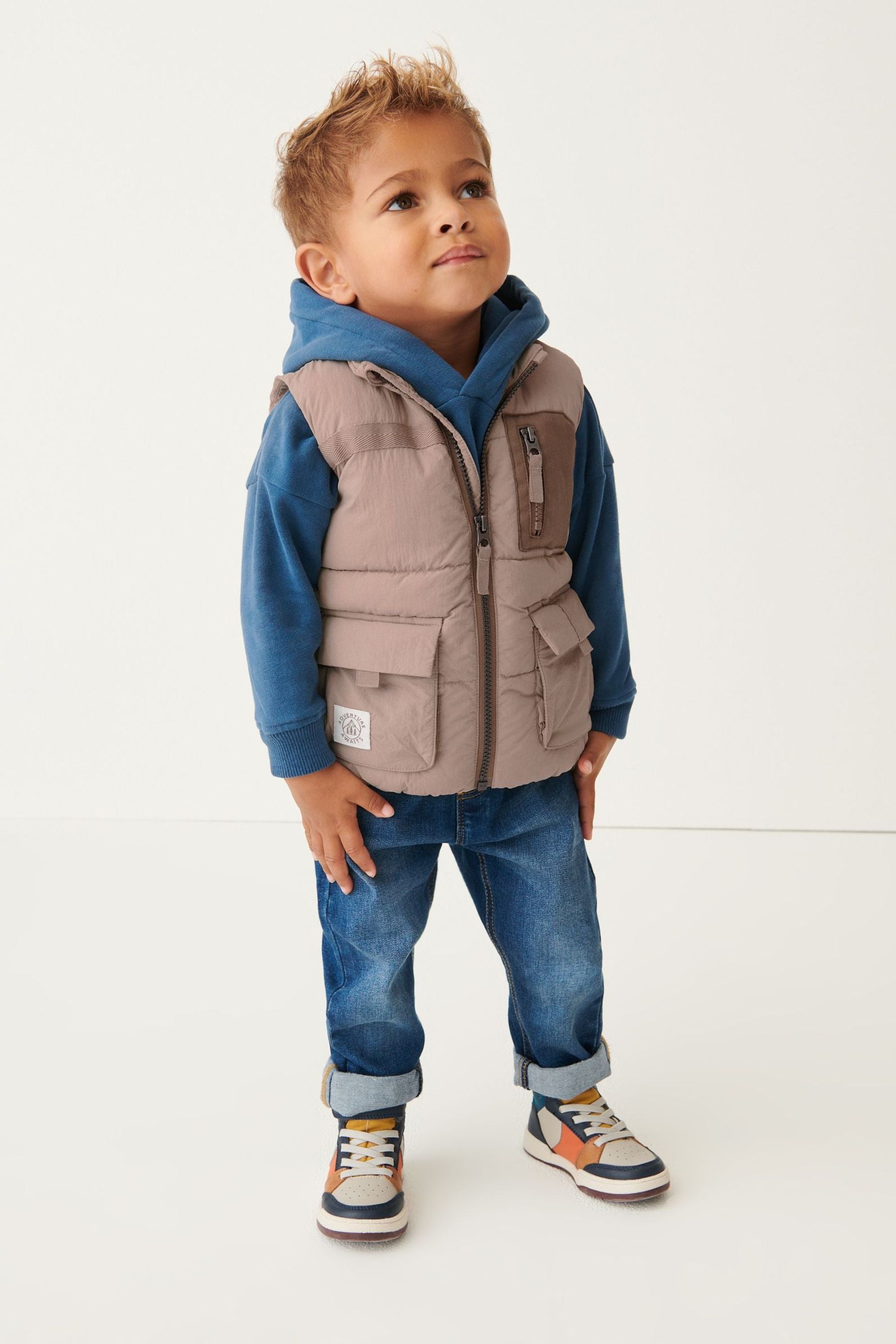 Stone Padded Gilet (3mths-10yrs)