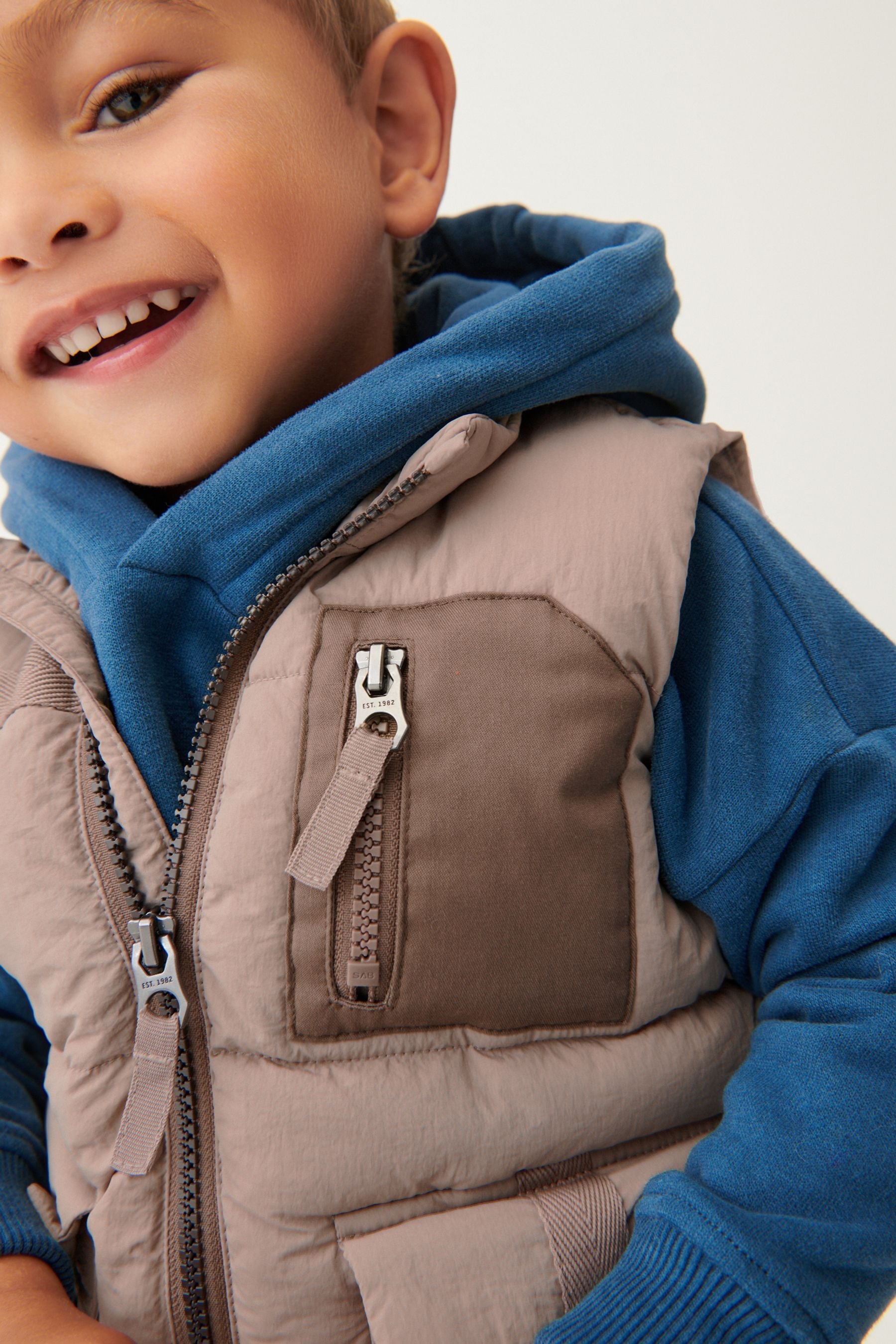 Stone Padded Gilet (3mths-10yrs)