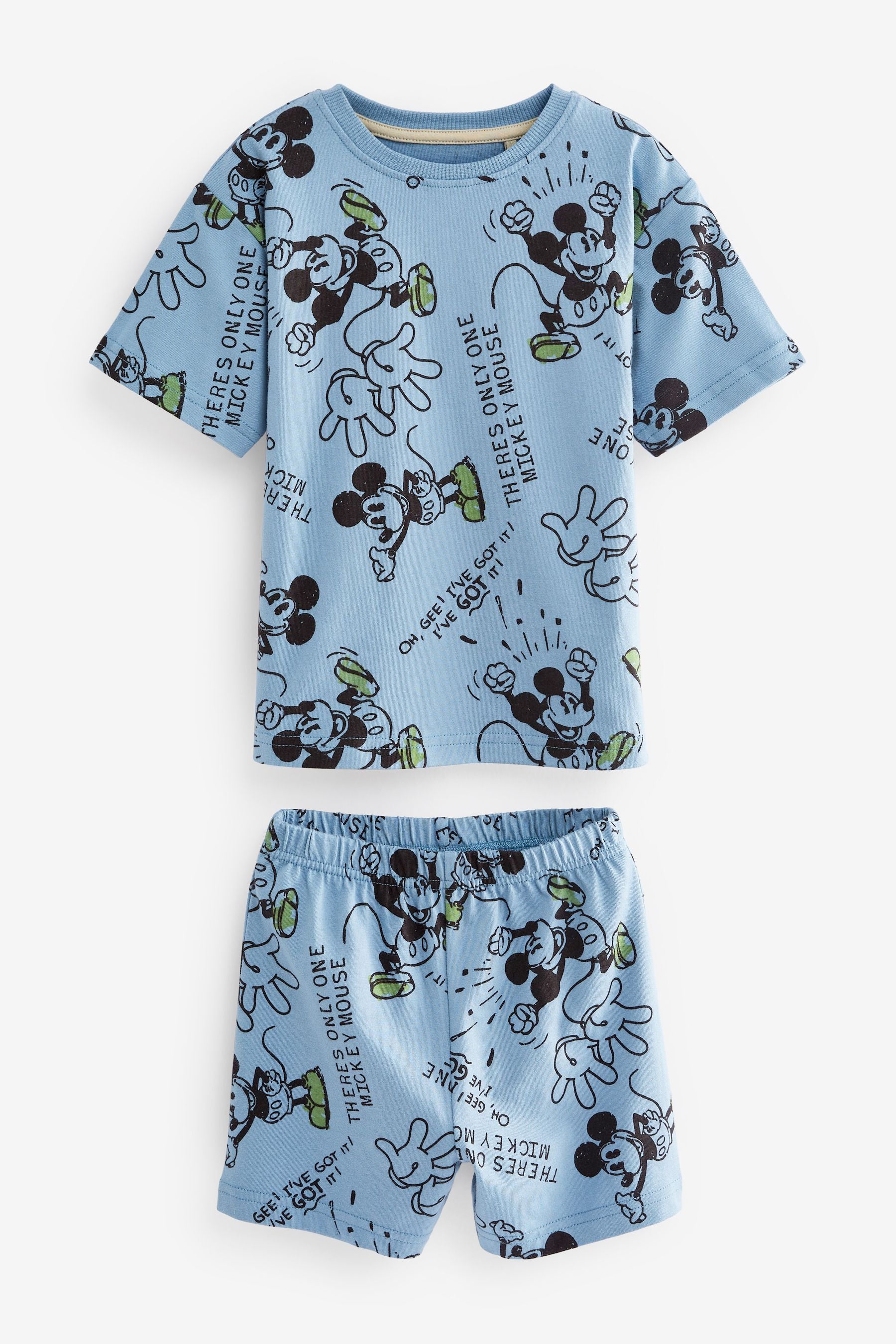 Mickey Mouse Short Pyjamas 2 Pack (9mths-12yrs)