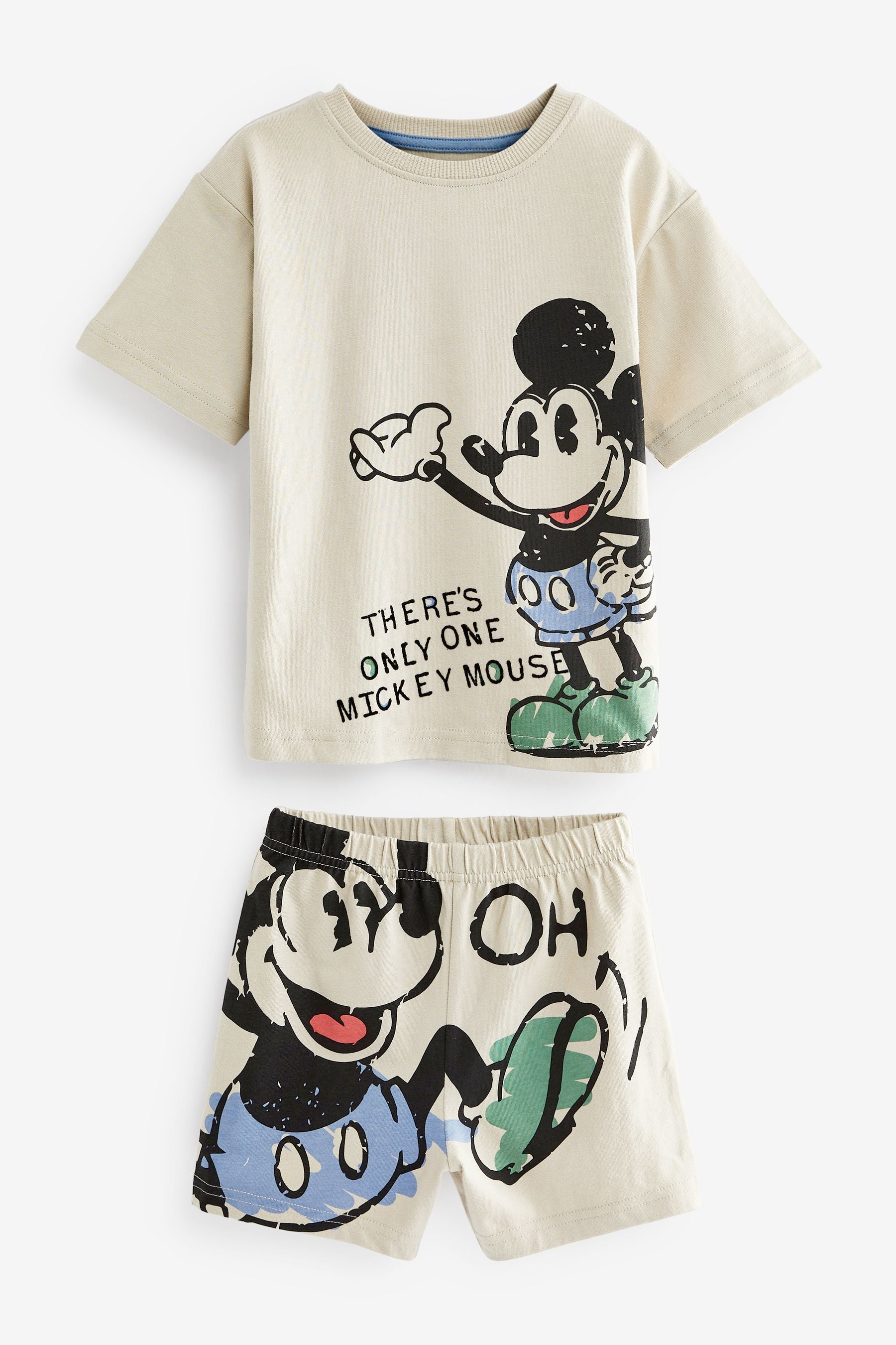 Mickey Mouse Short Pyjamas 2 Pack (9mths-12yrs)