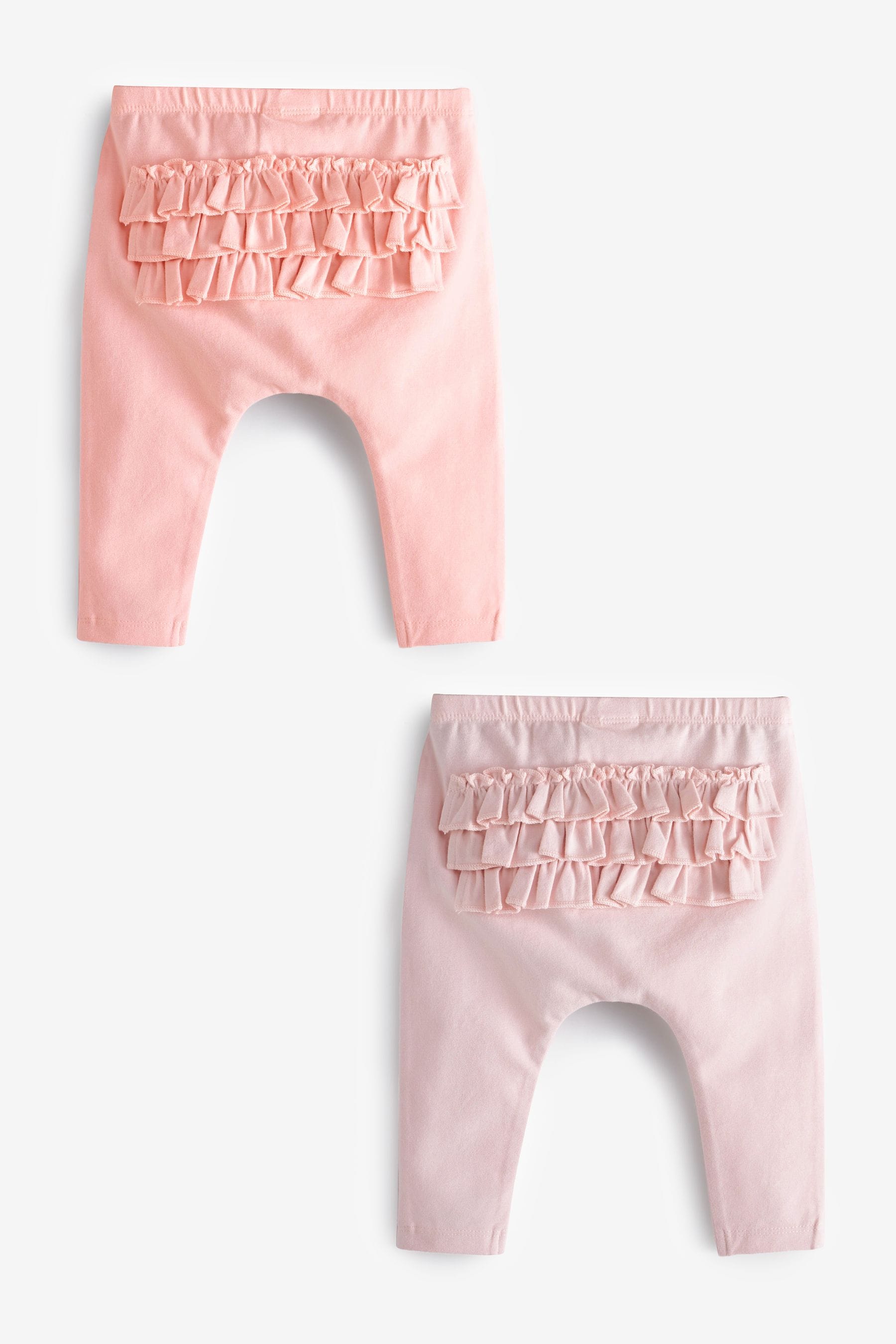 Pink 2 Pack Baby Character Leggings