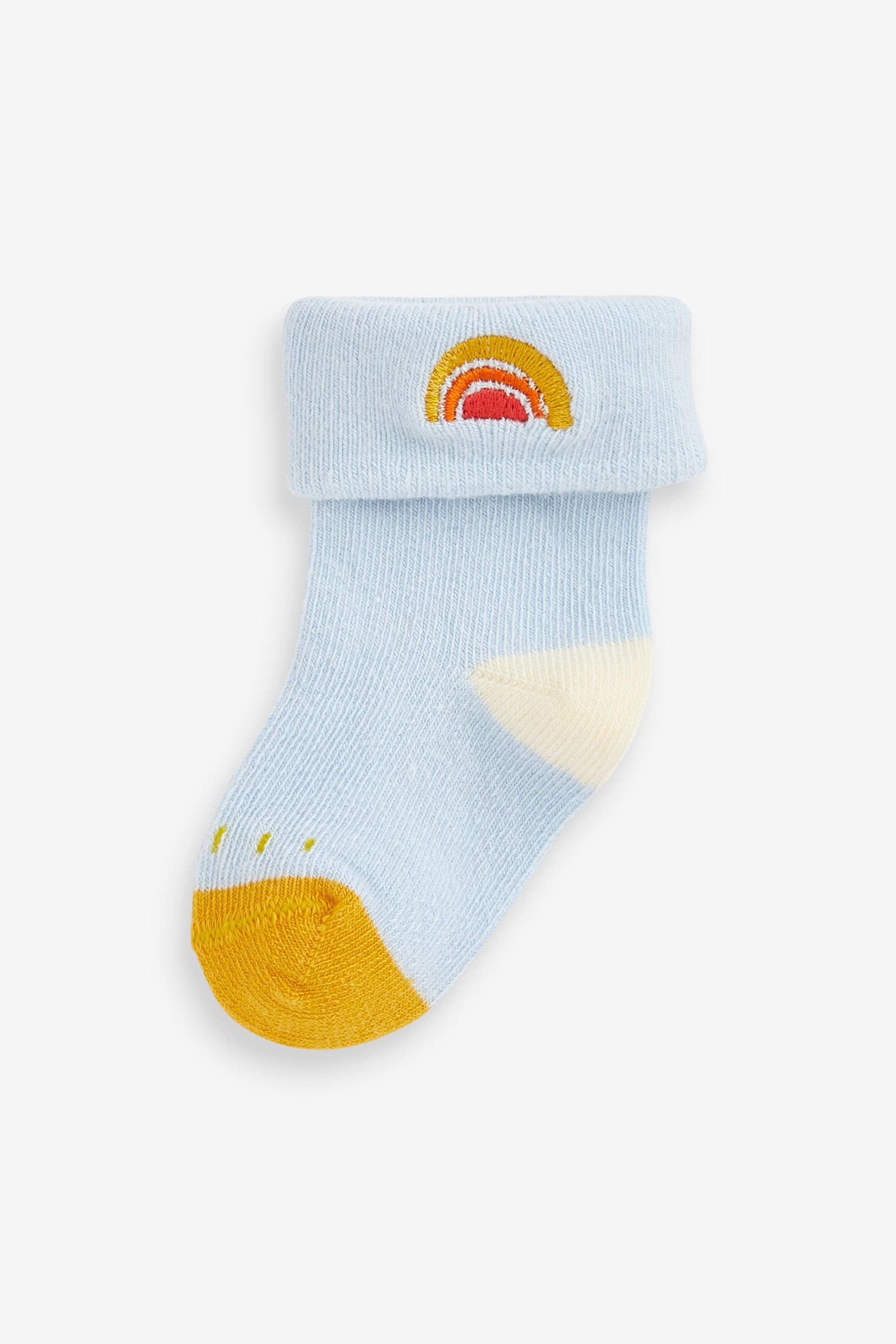 Multi Rainbow Baby Socks 3 Pack (0-12mths)