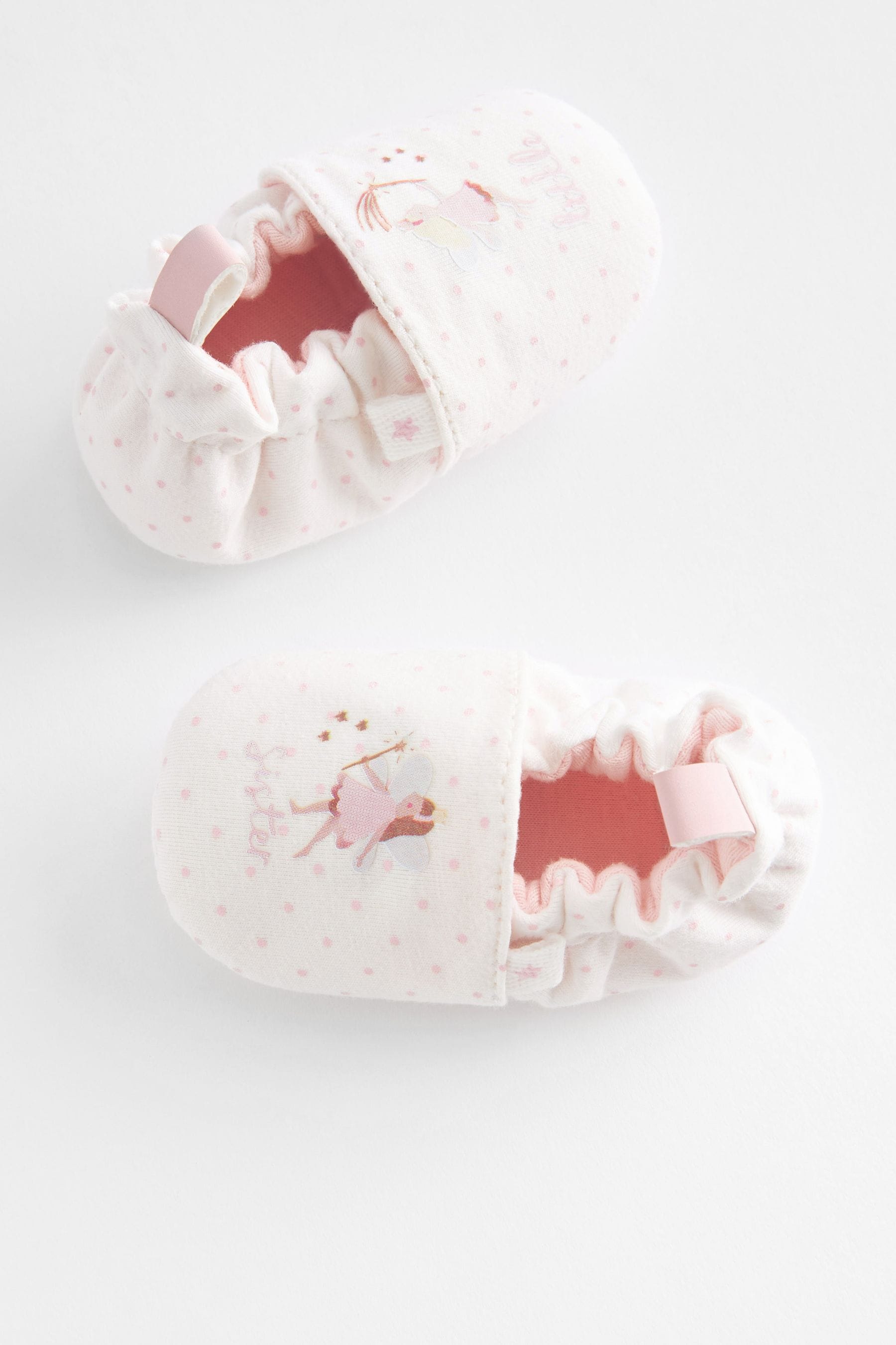 White Fairy Slip-On Baby Shoes (0-18mths)