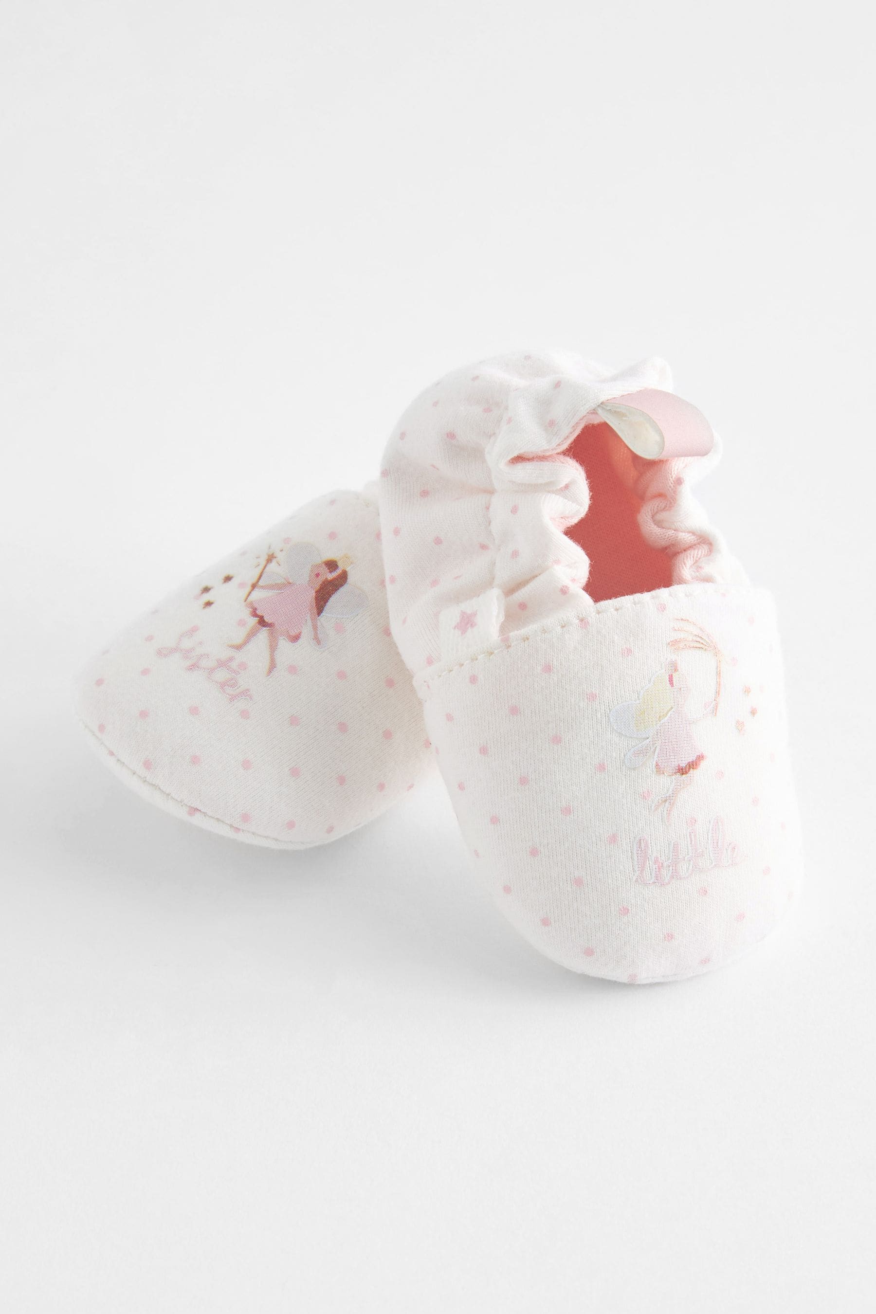 White Fairy Slip-On Baby Shoes (0-18mths)