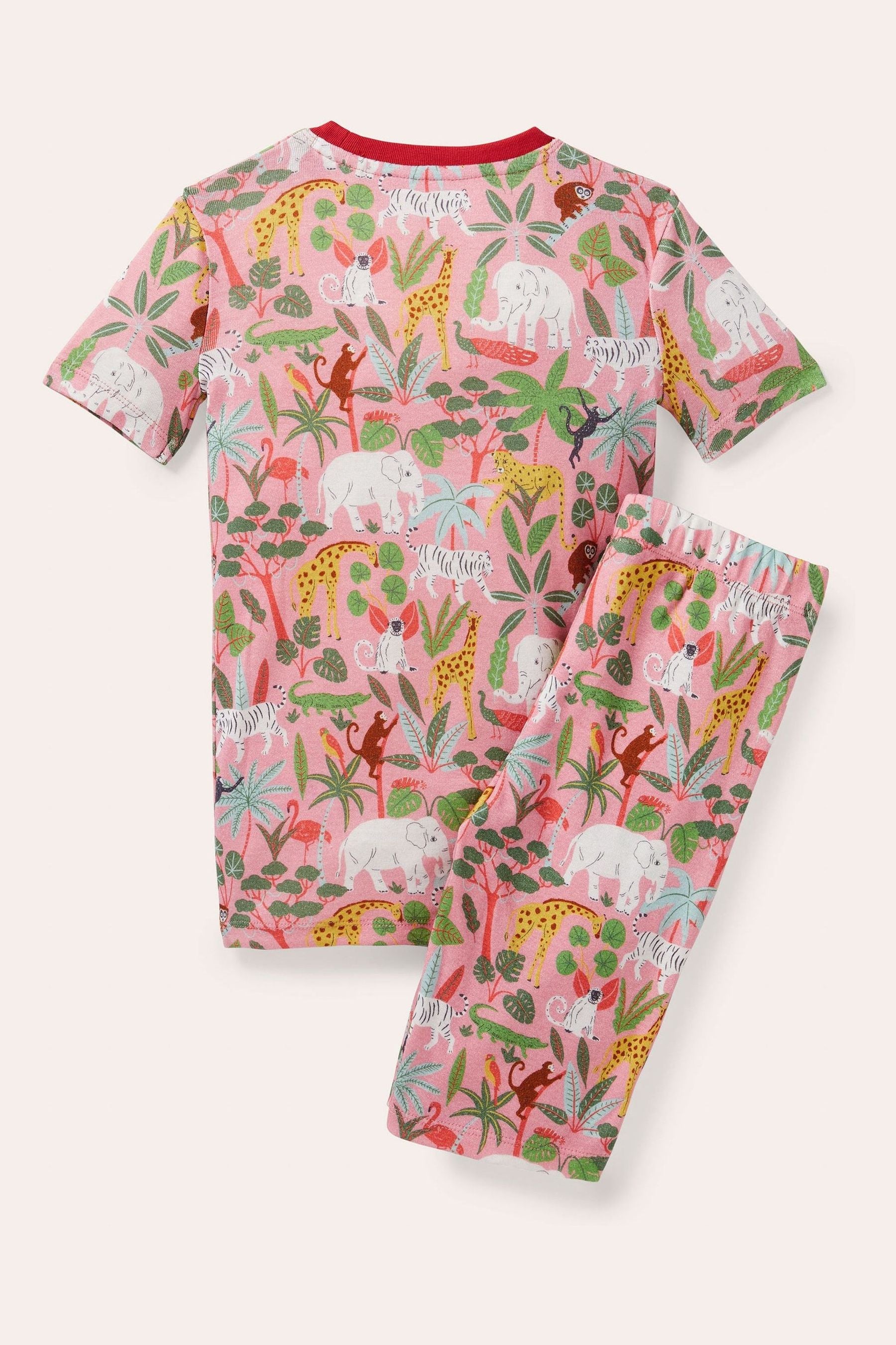 Boden Pink Glow-In-The-Dark Short Pyjamas