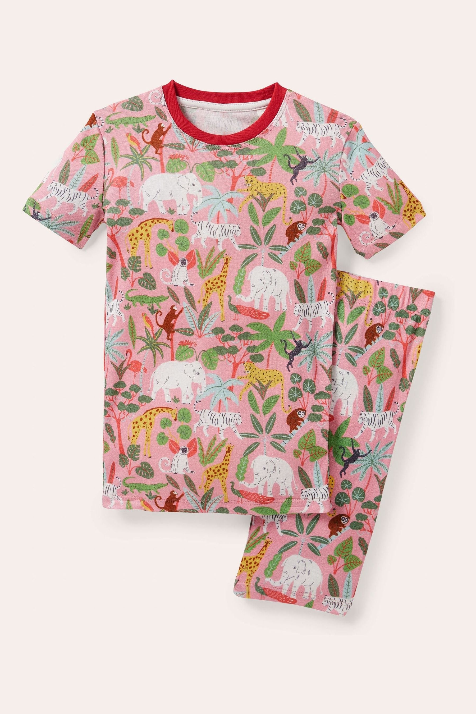 Boden Pink Glow-In-The-Dark Short Pyjamas