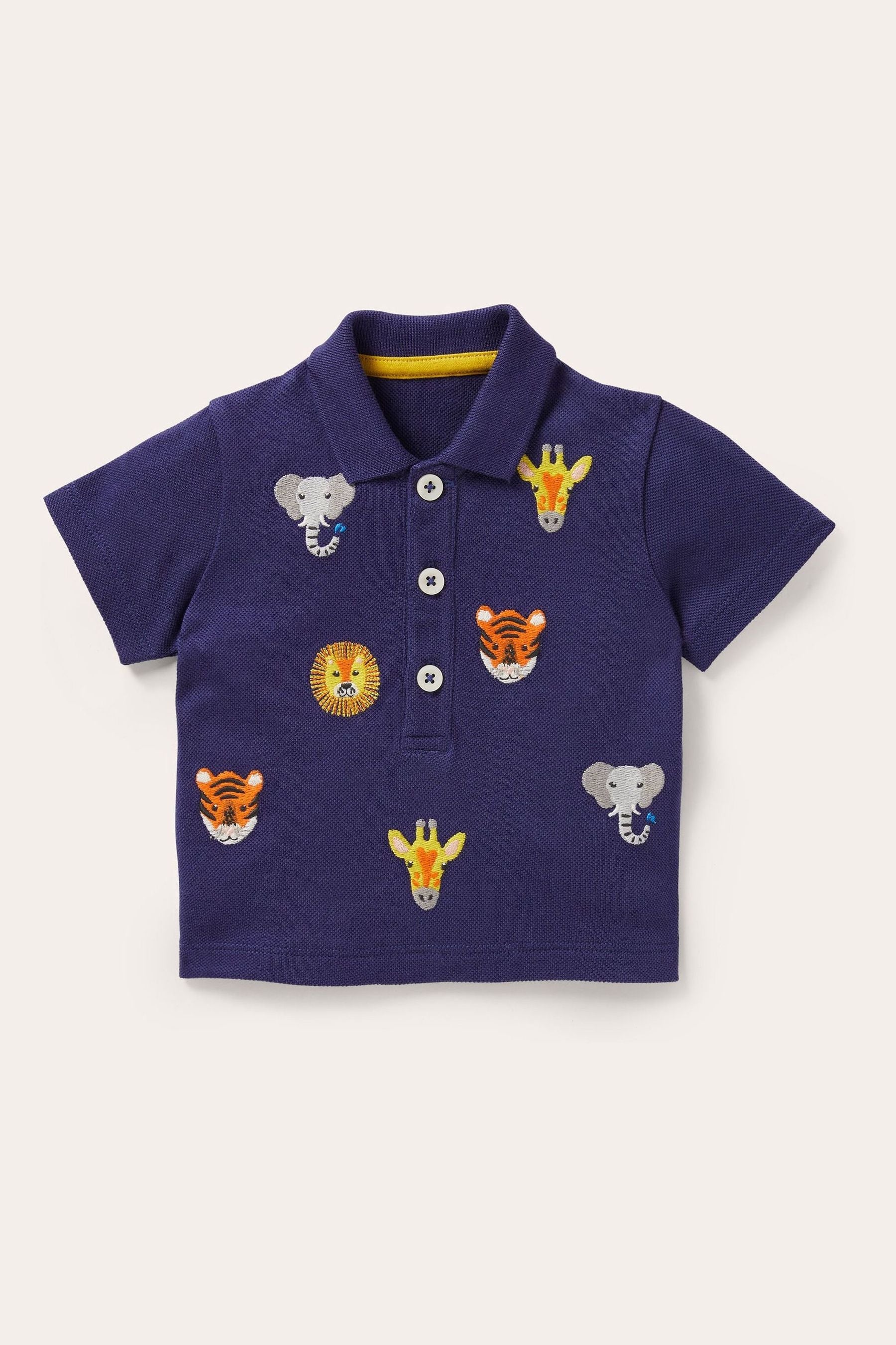 Boden Blue Fun Piqu Polo S