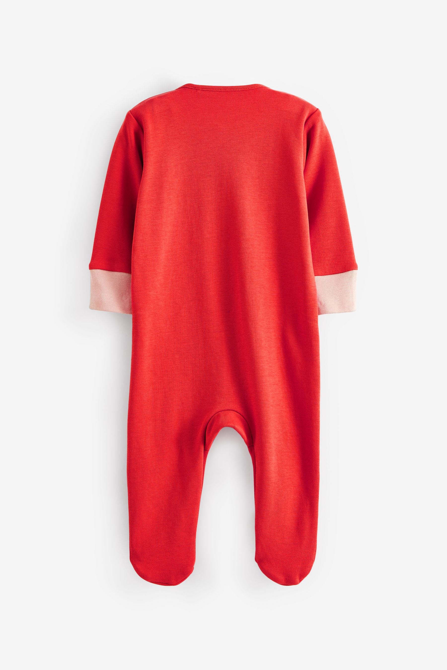 Orange Fox Baby Sleepsuits 3 Pack (0-2yrs)