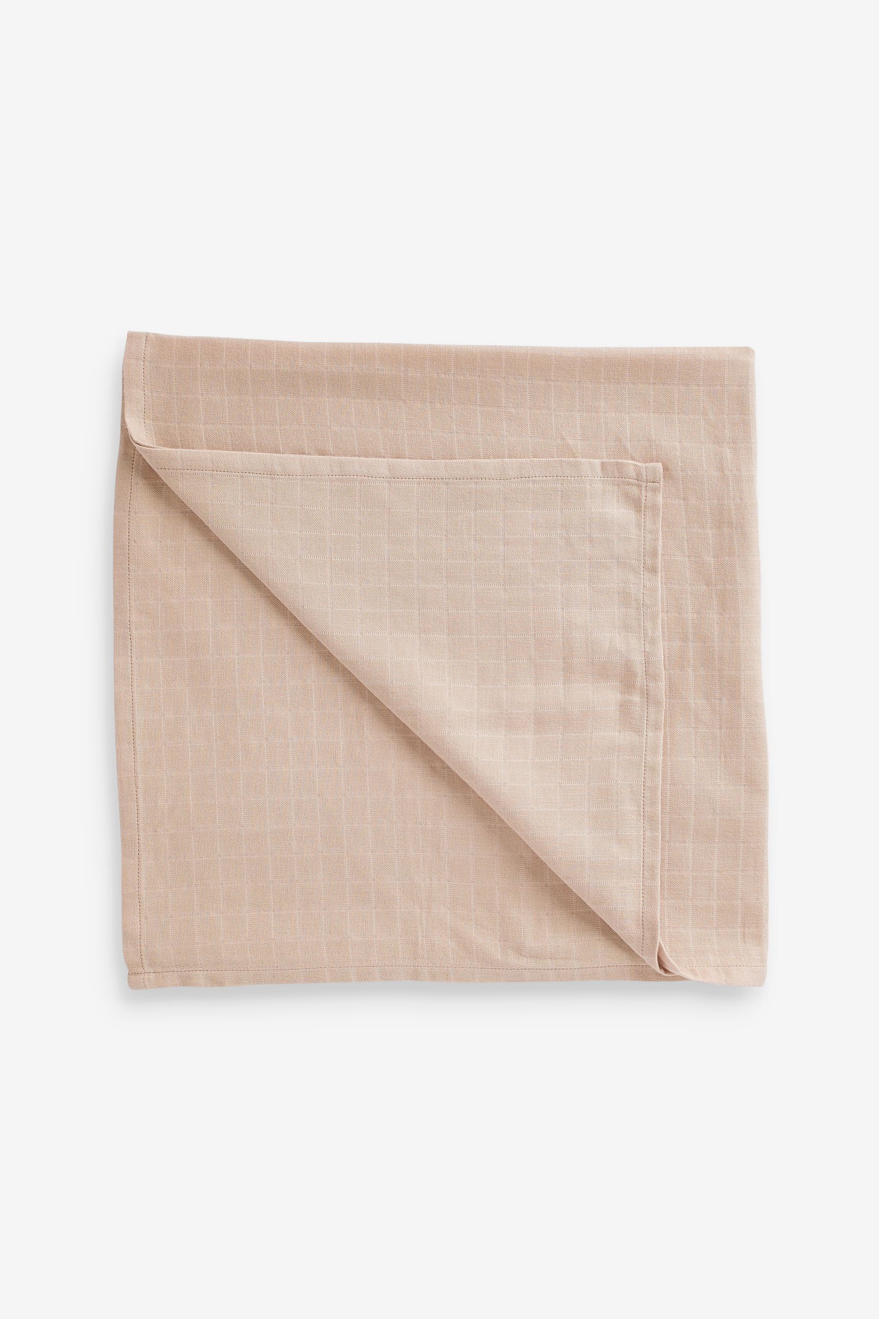 Rust Brown Baby Muslin Squares 4 Pack