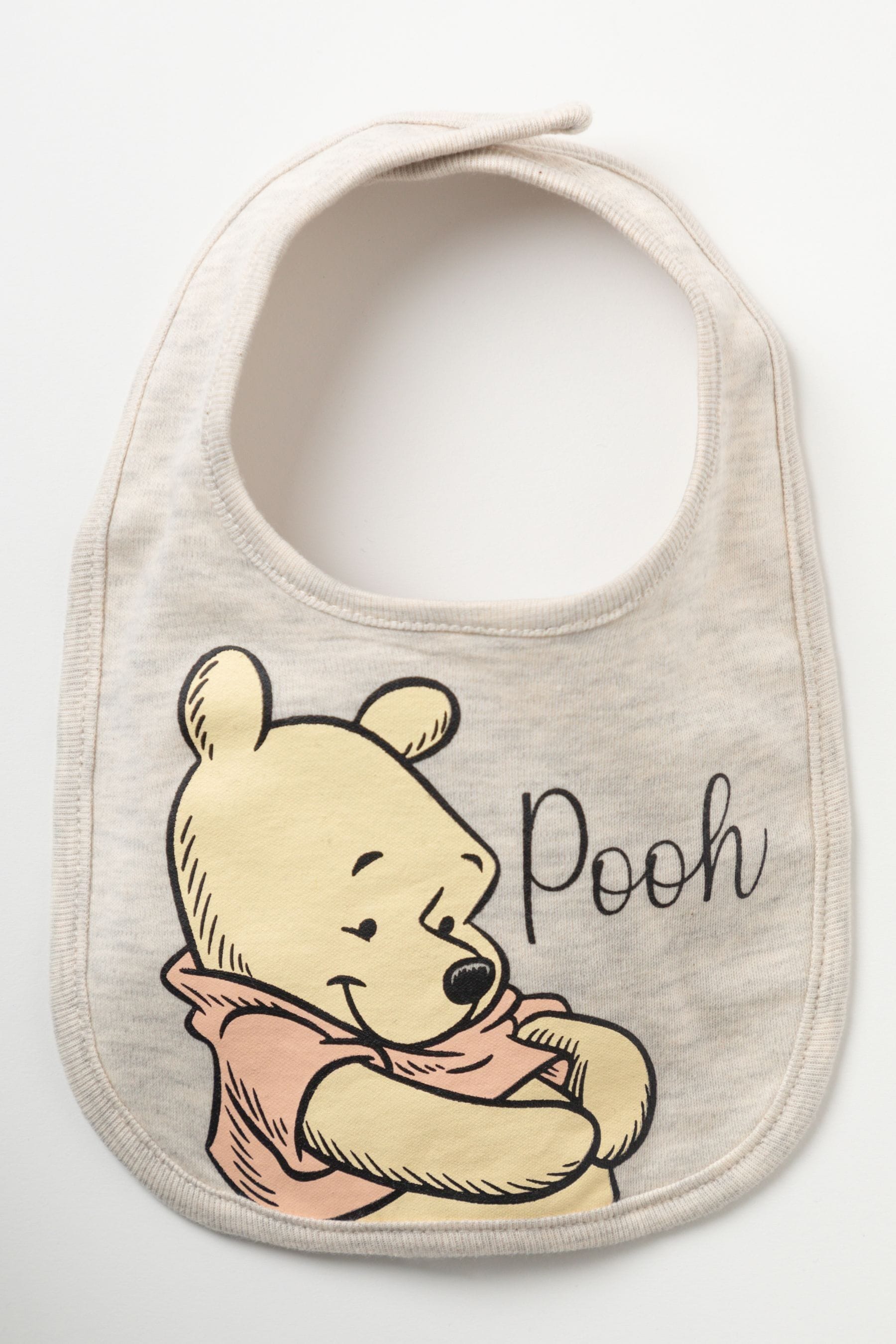 Natural Disney Natural Winnie The Pooh Sleepsuit, Bodysuit And Bib Set